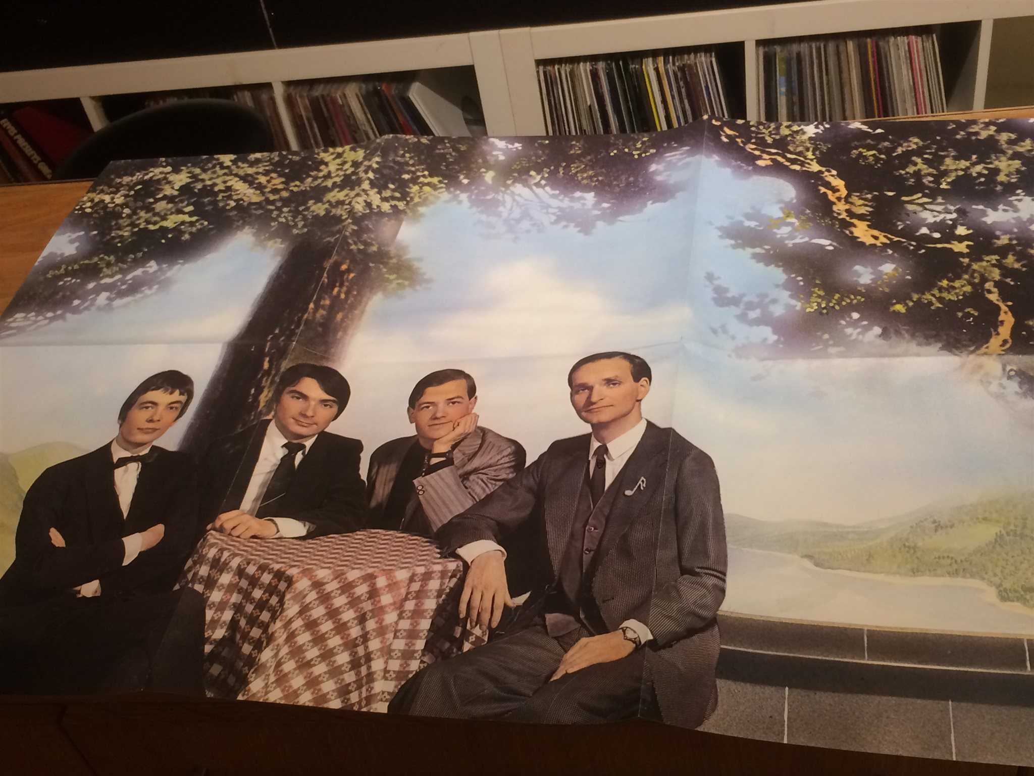 Omslagsbild för skivan KRAFTWERK trans europa express LP -77 Ger KLING KLANG + poster 