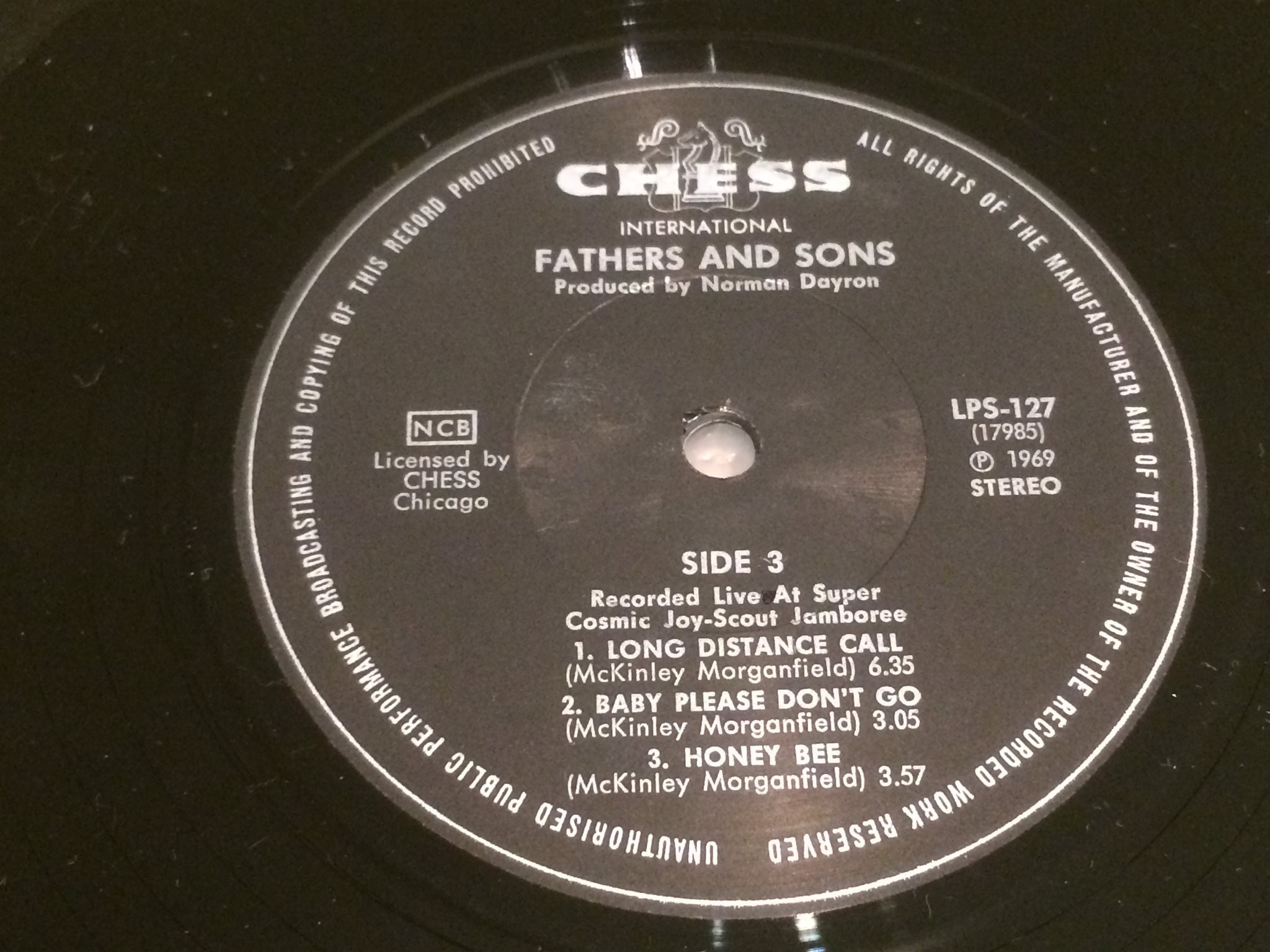 Omslagsbild för skivan V/A fathers and sons 2xLP -69 Swe CHESS LPS 127