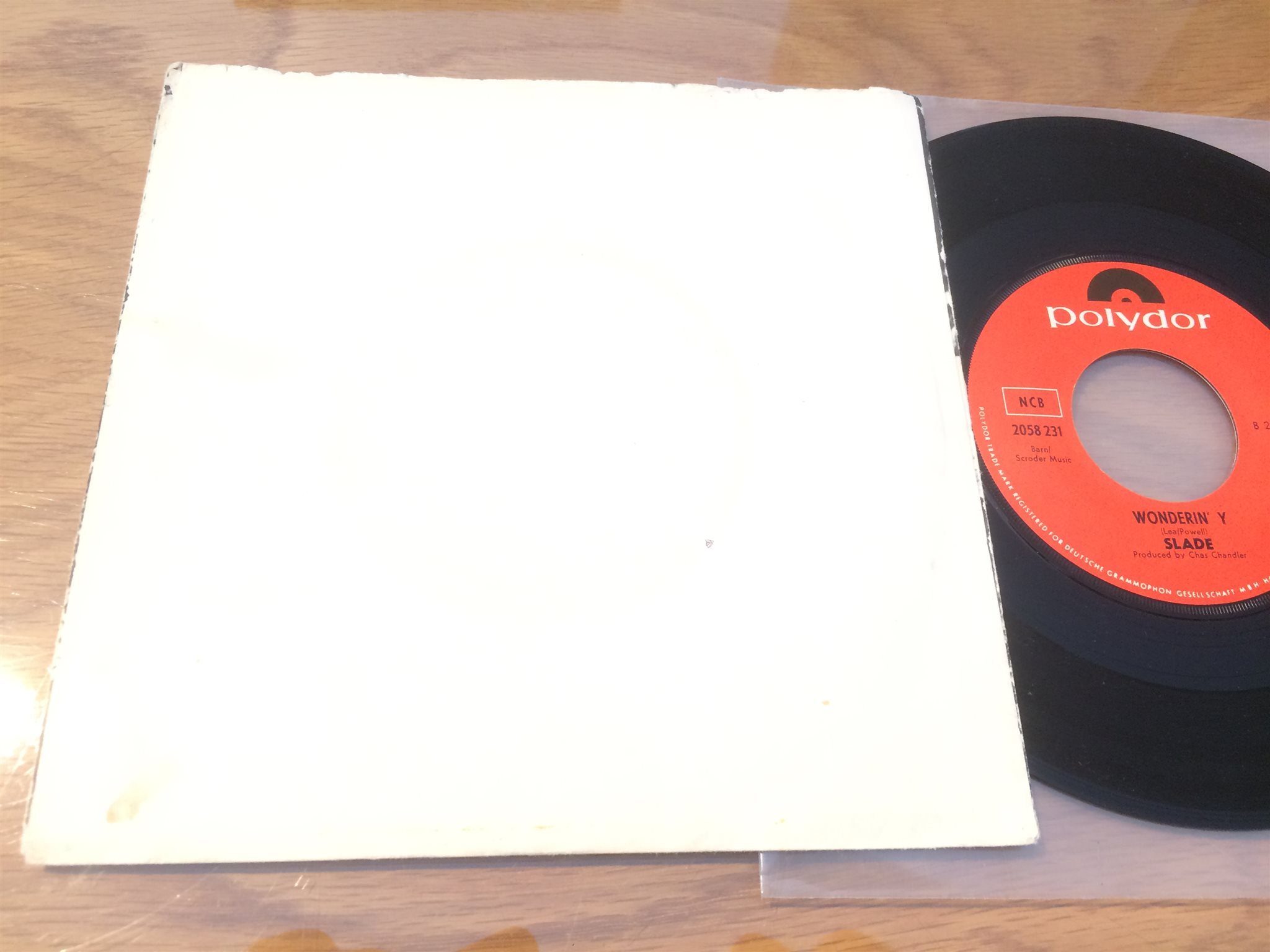 Omslagsbild för skivan SLADE take me bak 'ome 45 NORWAY / SWEDEN? POLYDOR 2058 231