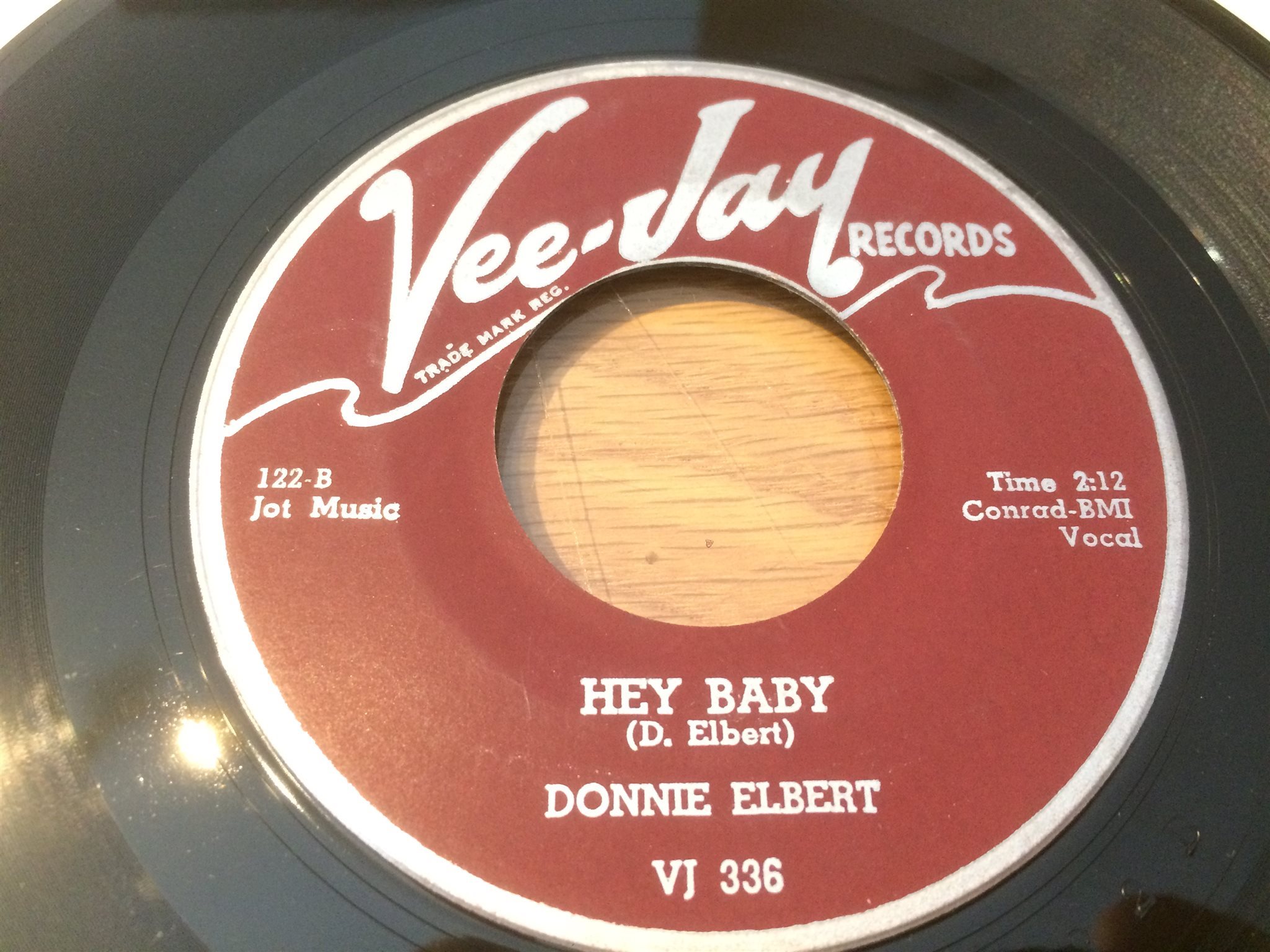 Omslagsbild för skivan DONNIE ELBERT will you ever be mine 45 US 1960 VEE JAY VJ 336 soul