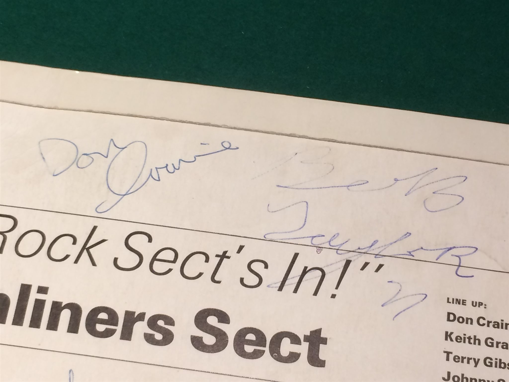 Omslagsbild för skivan DOWNLINERS SECT the rock sect's in LP danish COLUMBIA SX 6028 signed