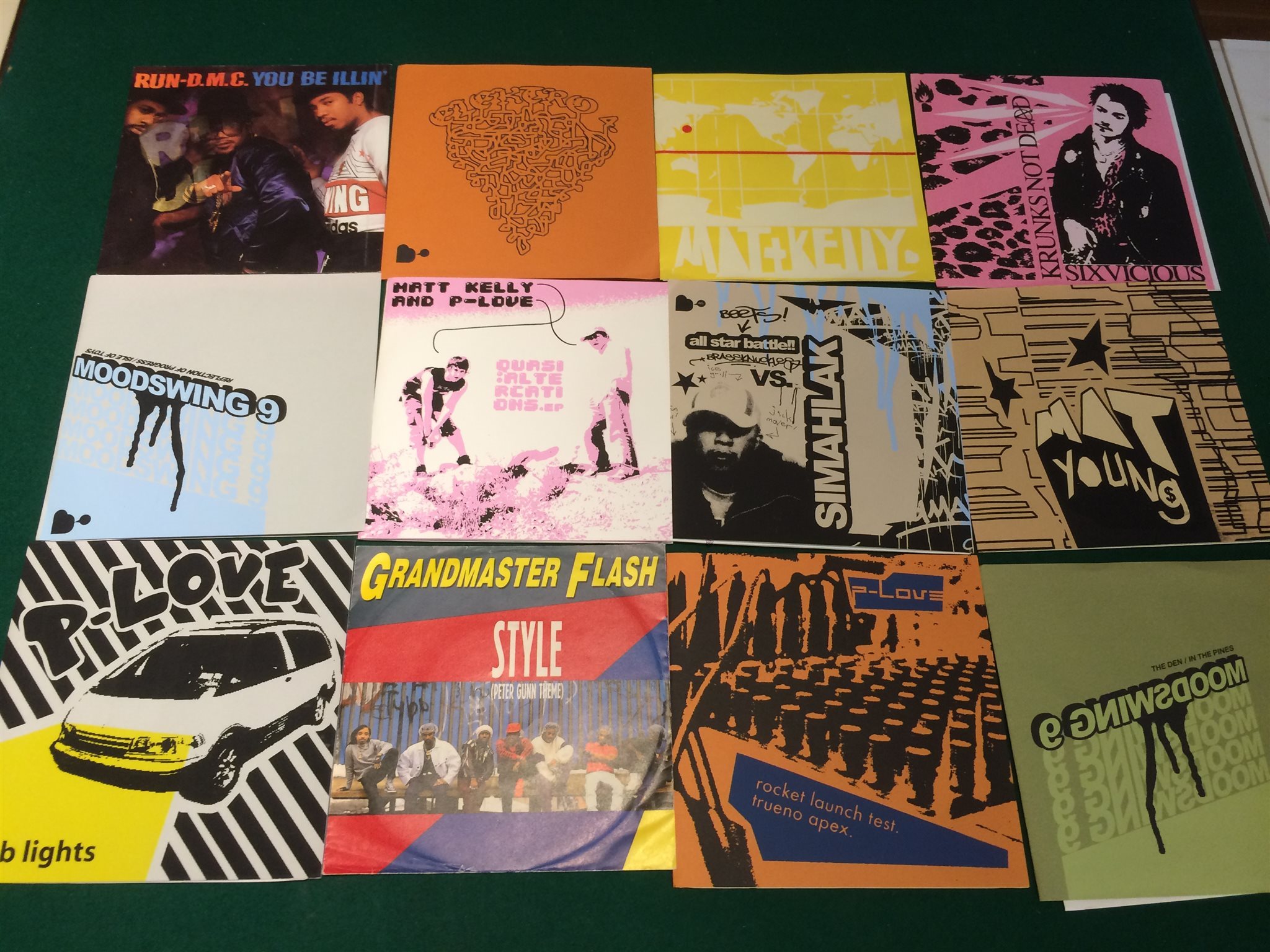 Omslagsbild för skivan 21 st RAP singlar kolla omslagen...ovanliga sjuor