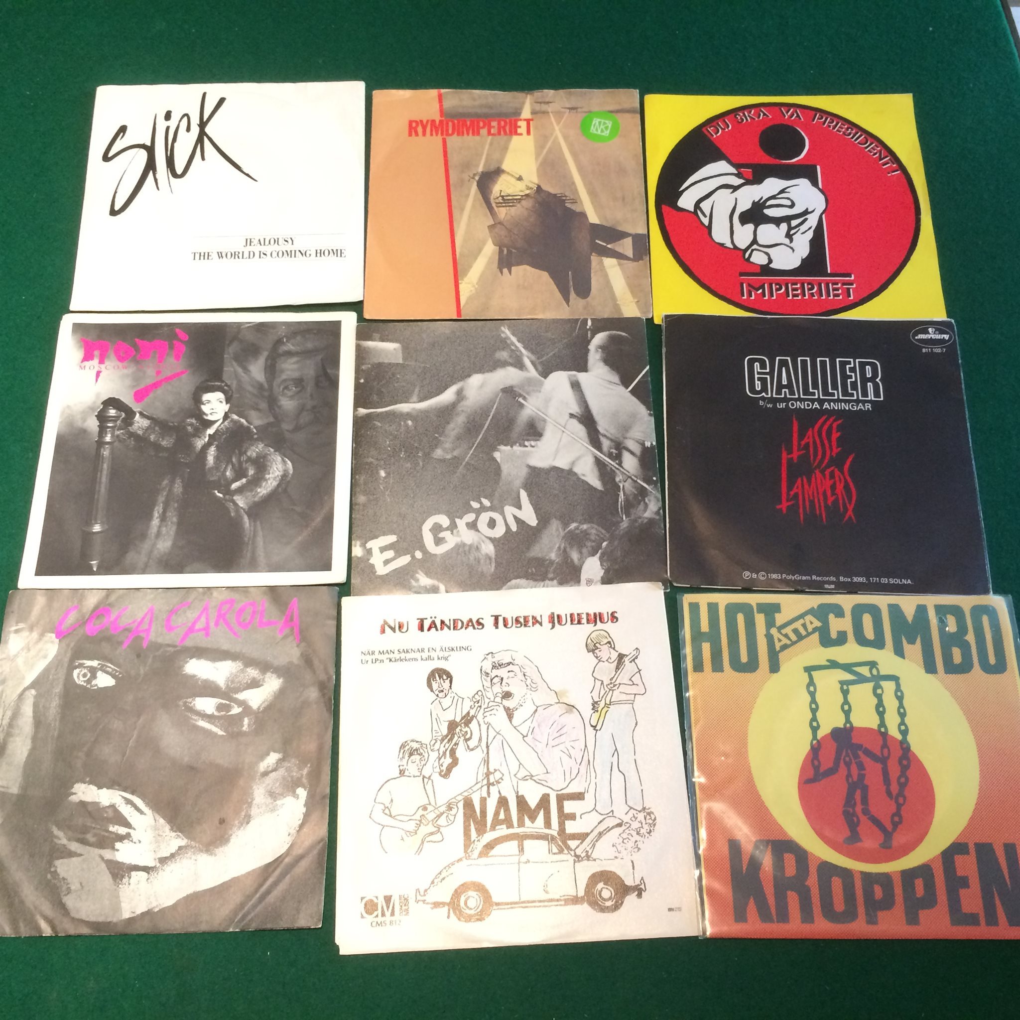 Omslagsbild för skivan 27 st SVENSKA singlar PUNK rock POP