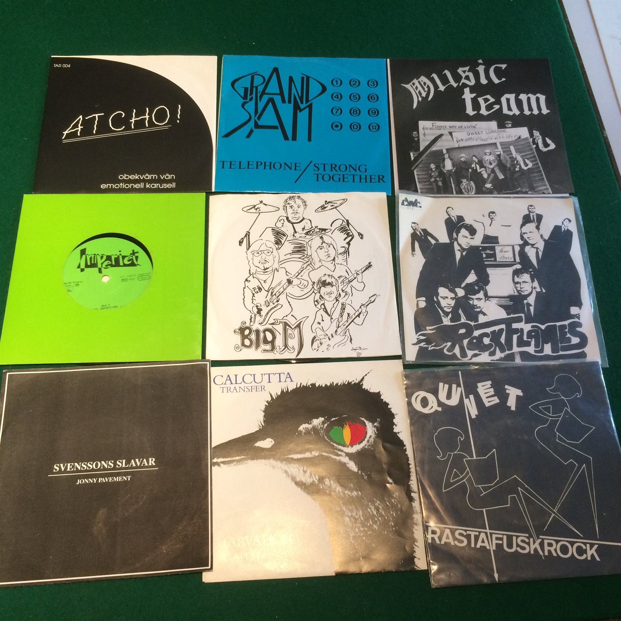 Omslagsbild för skivan 27 st SVENSKA singlar PUNK rock POP