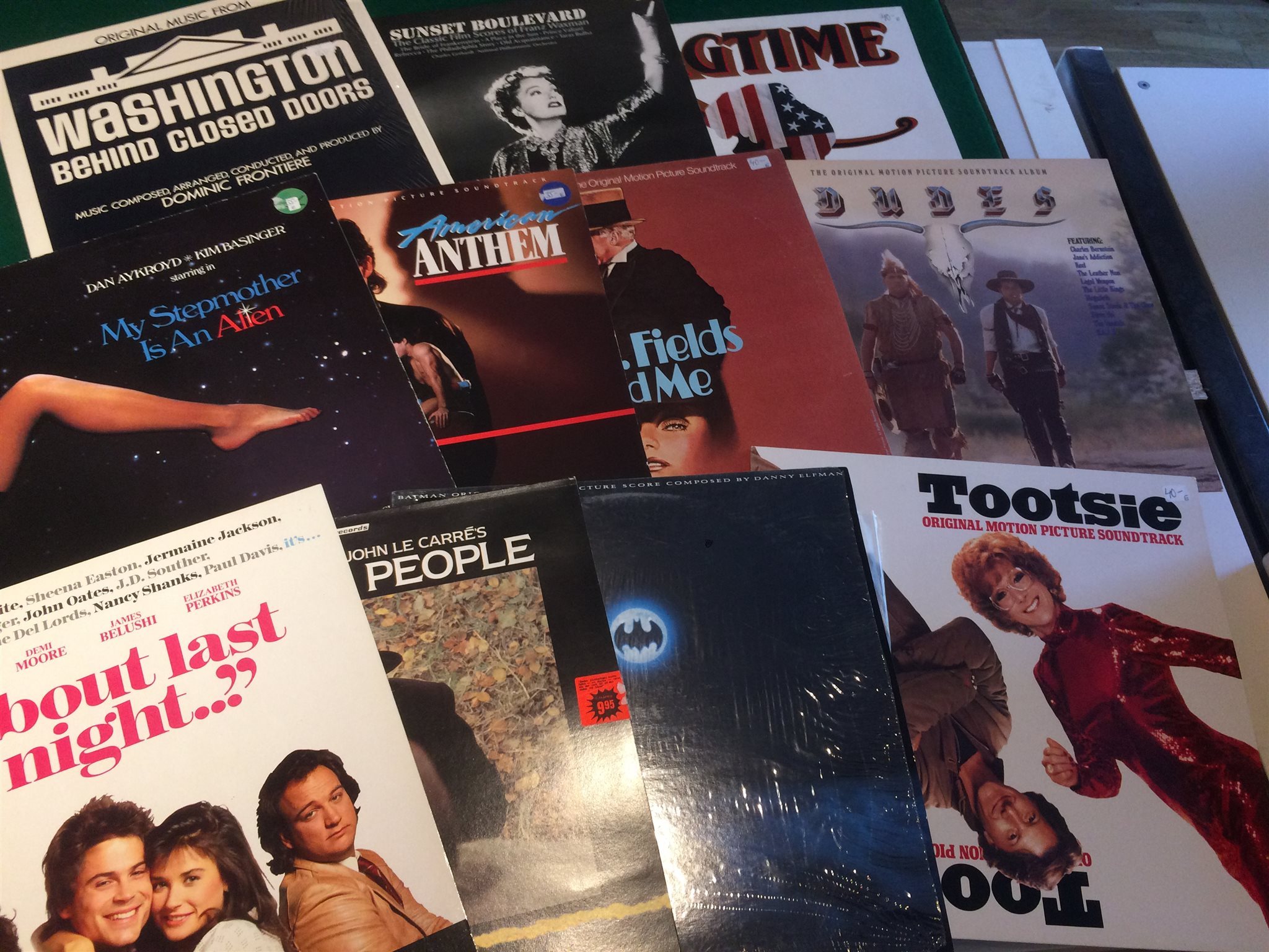 Omslagsbild för skivan 20 st LP soundtracks OST filmmusik