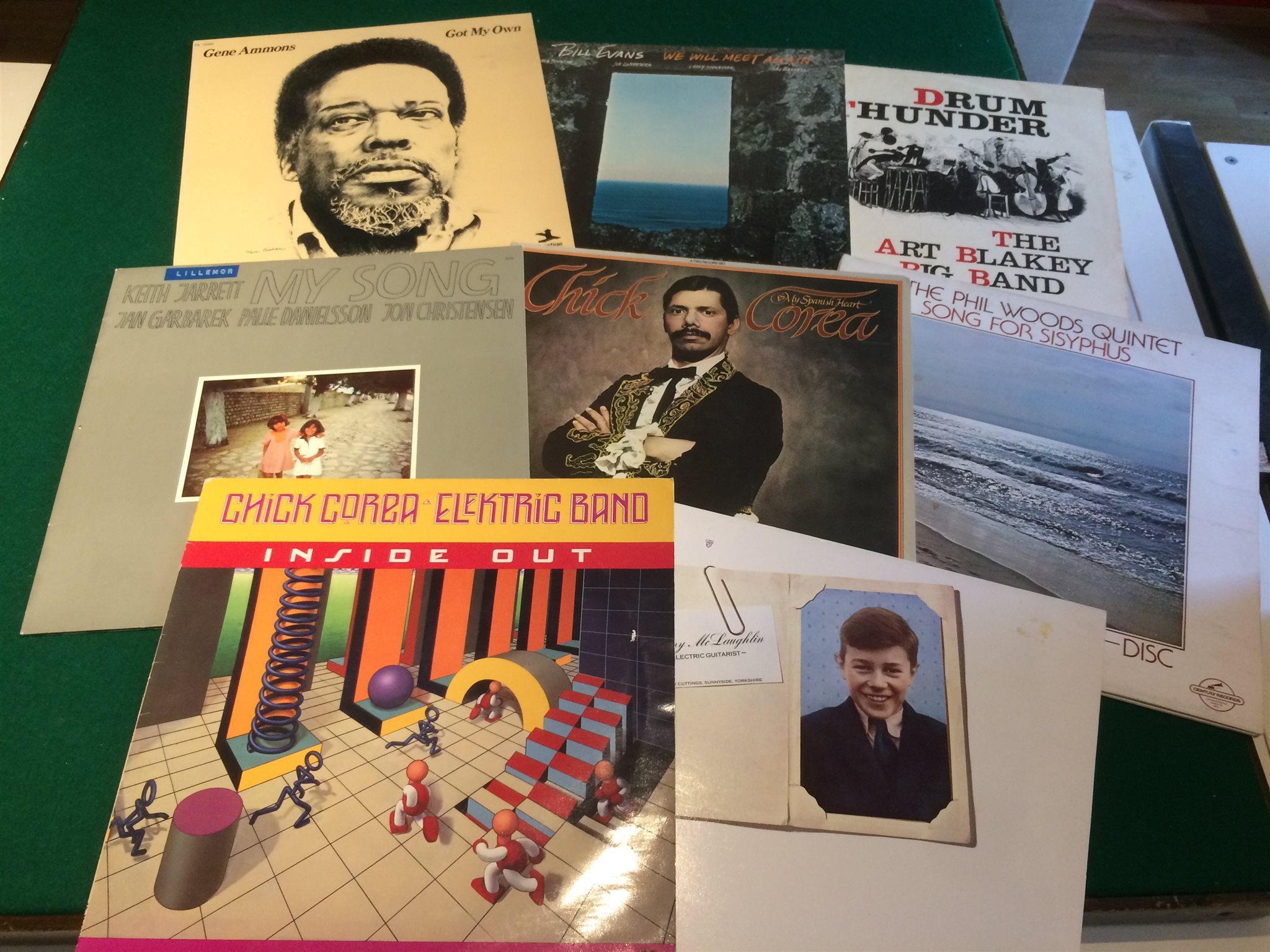 Omslagsbild för skivan 20 st JAZZ LP CHICK COREA Billie Holiday se bilder 