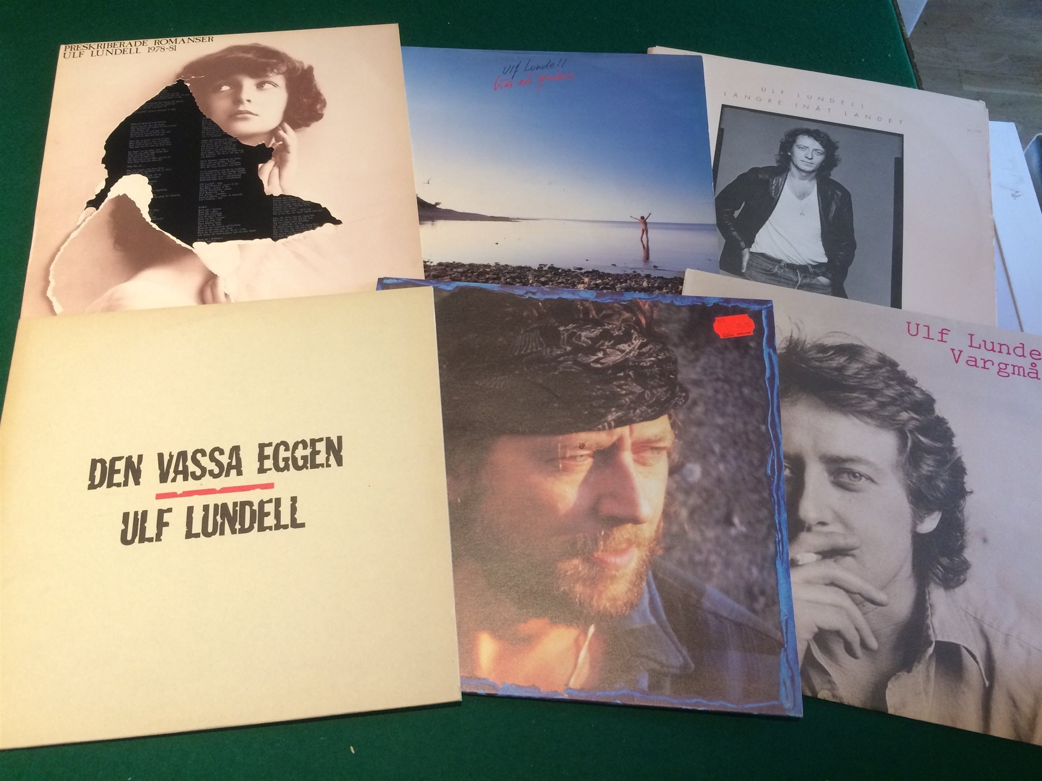 Omslagsbild för skivan 12 st ULF LUNDELL album