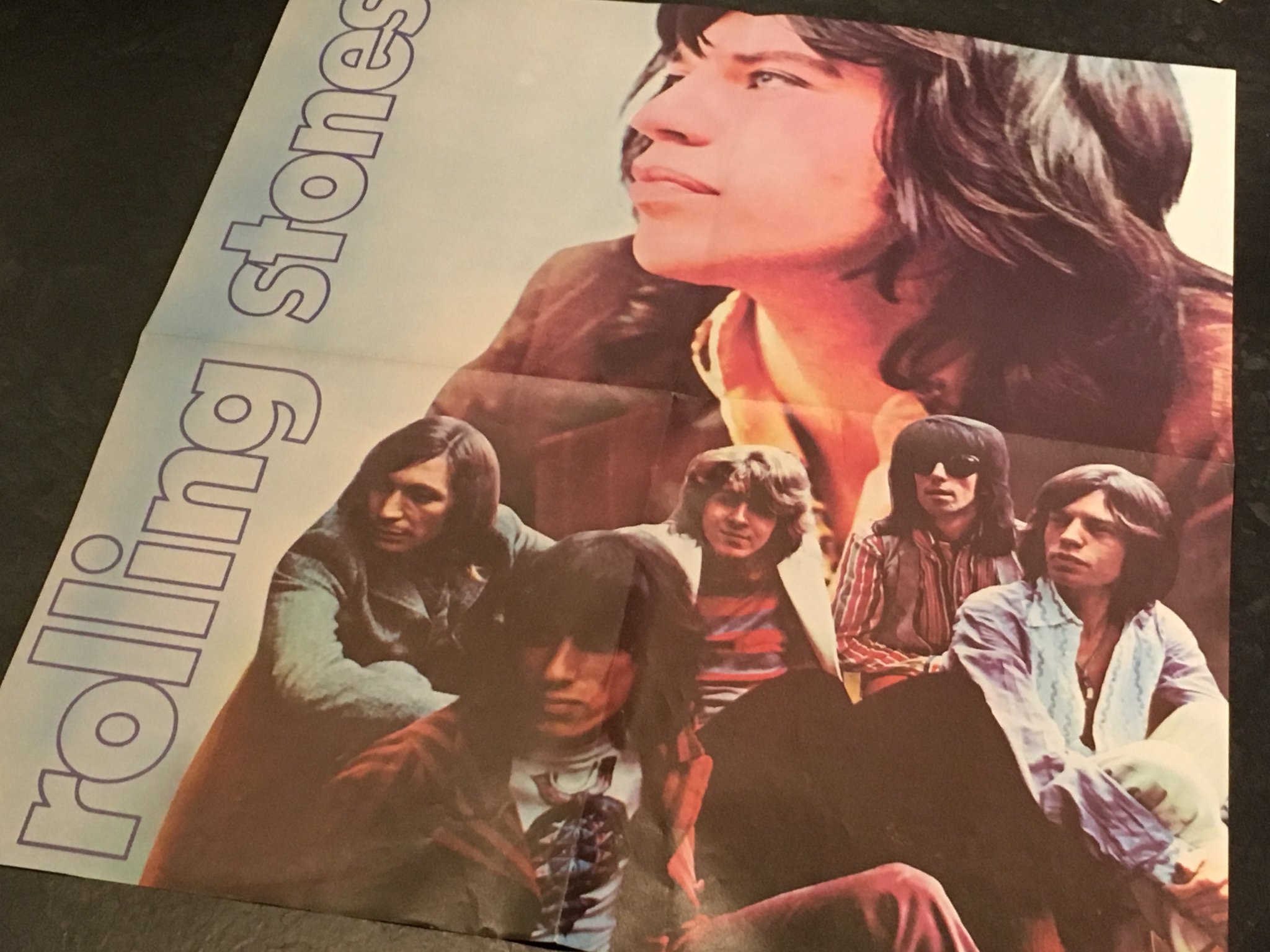 Omslagsbild för skivan ROLLING STONES let it bleed LP -69 UK DECCA SKL.5025 + POSTER