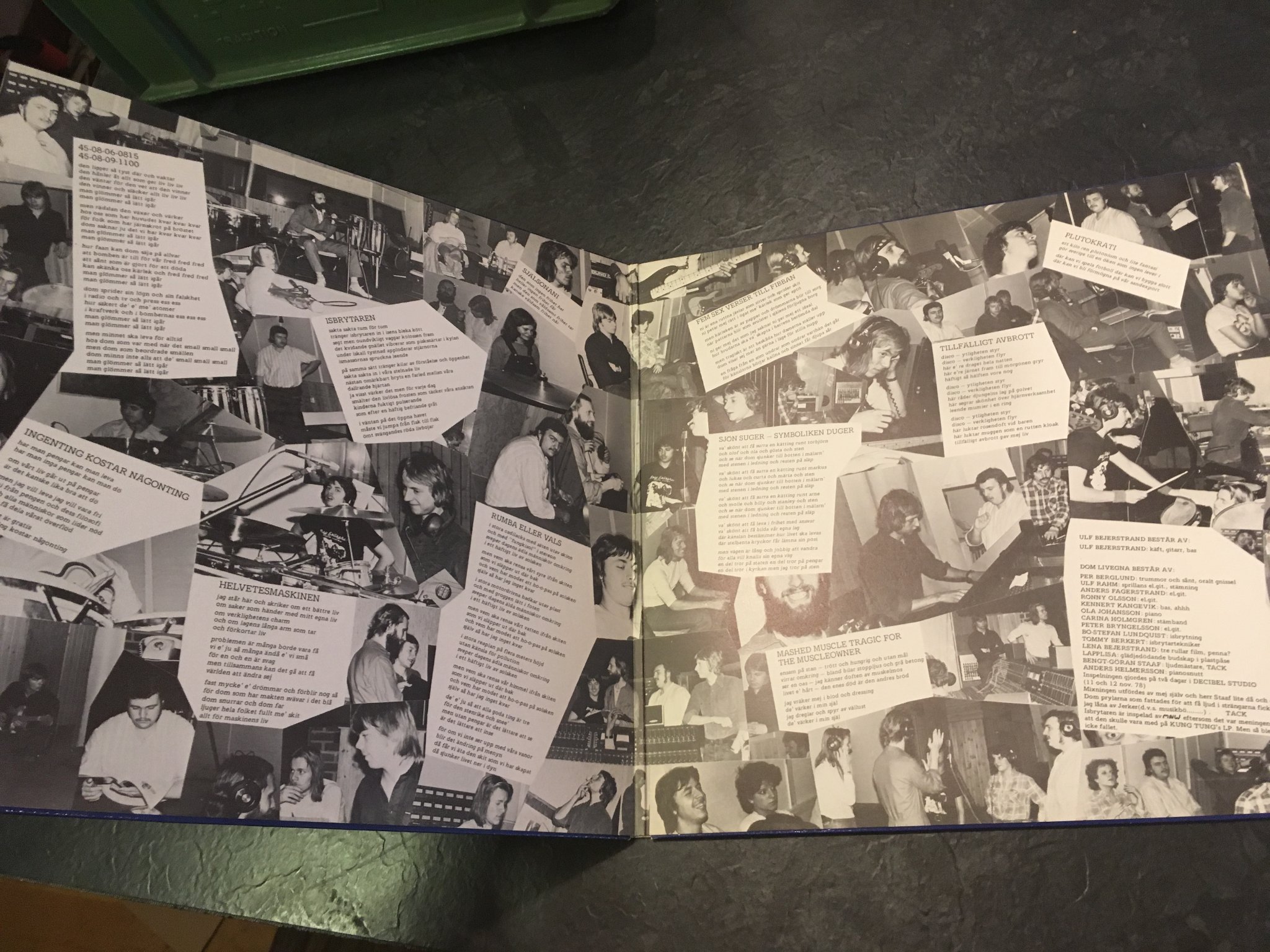 Omslagsbild för skivan ULF BEJERSTRAND there’s no business.. LP -78 Swe GRISBÄCK GRIS 7804