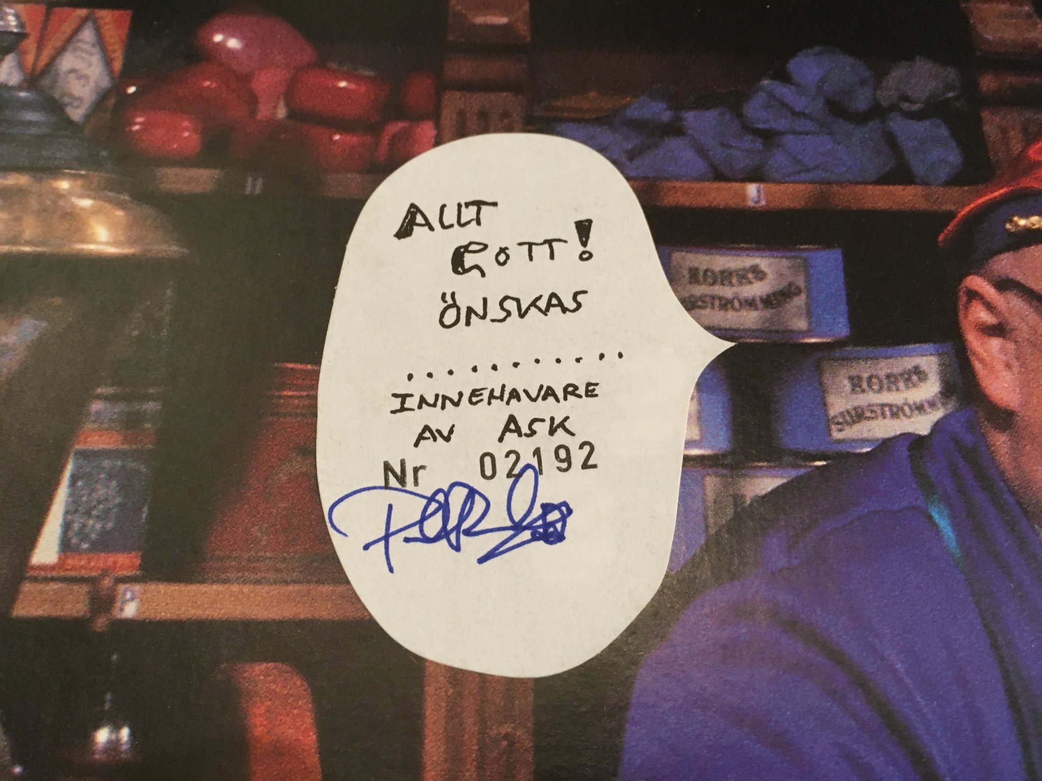 Omslagsbild för skivan POVEL RAMEL Ramels delikatesser 9xLP box KNÄPPUPP BUM-4 SIGNERAD 