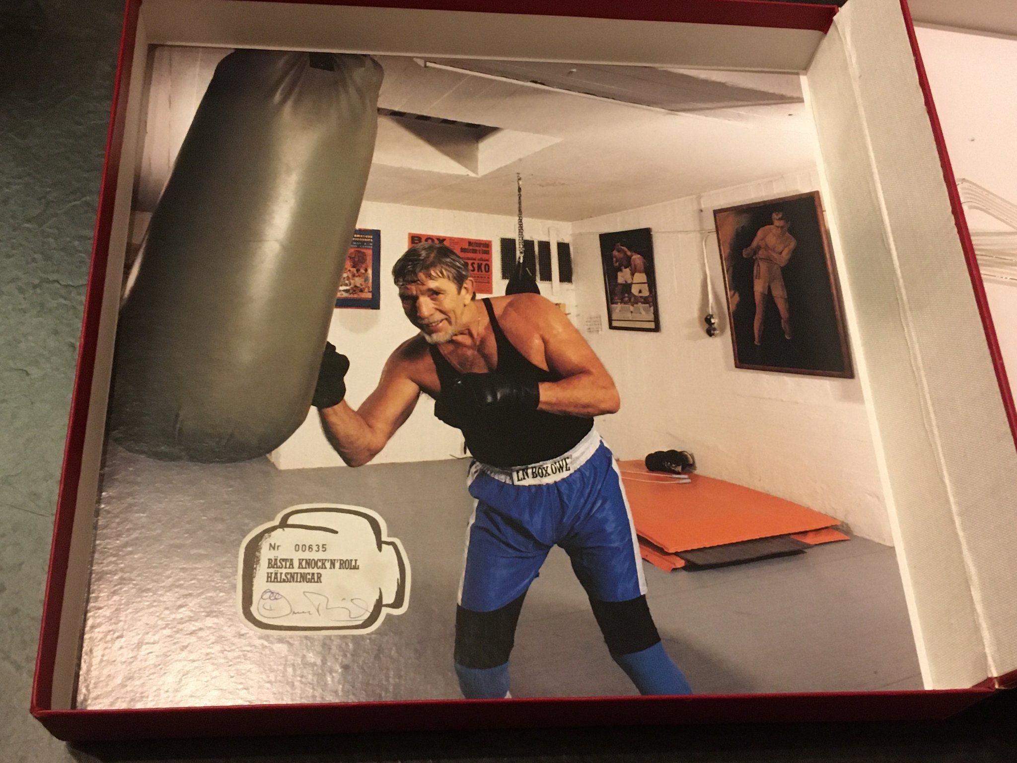 Omslagsbild för skivan OWE THÖRNQVIST en box Owe 12xLP BOX -90 PANDOREC BOX 812 numrerad #635