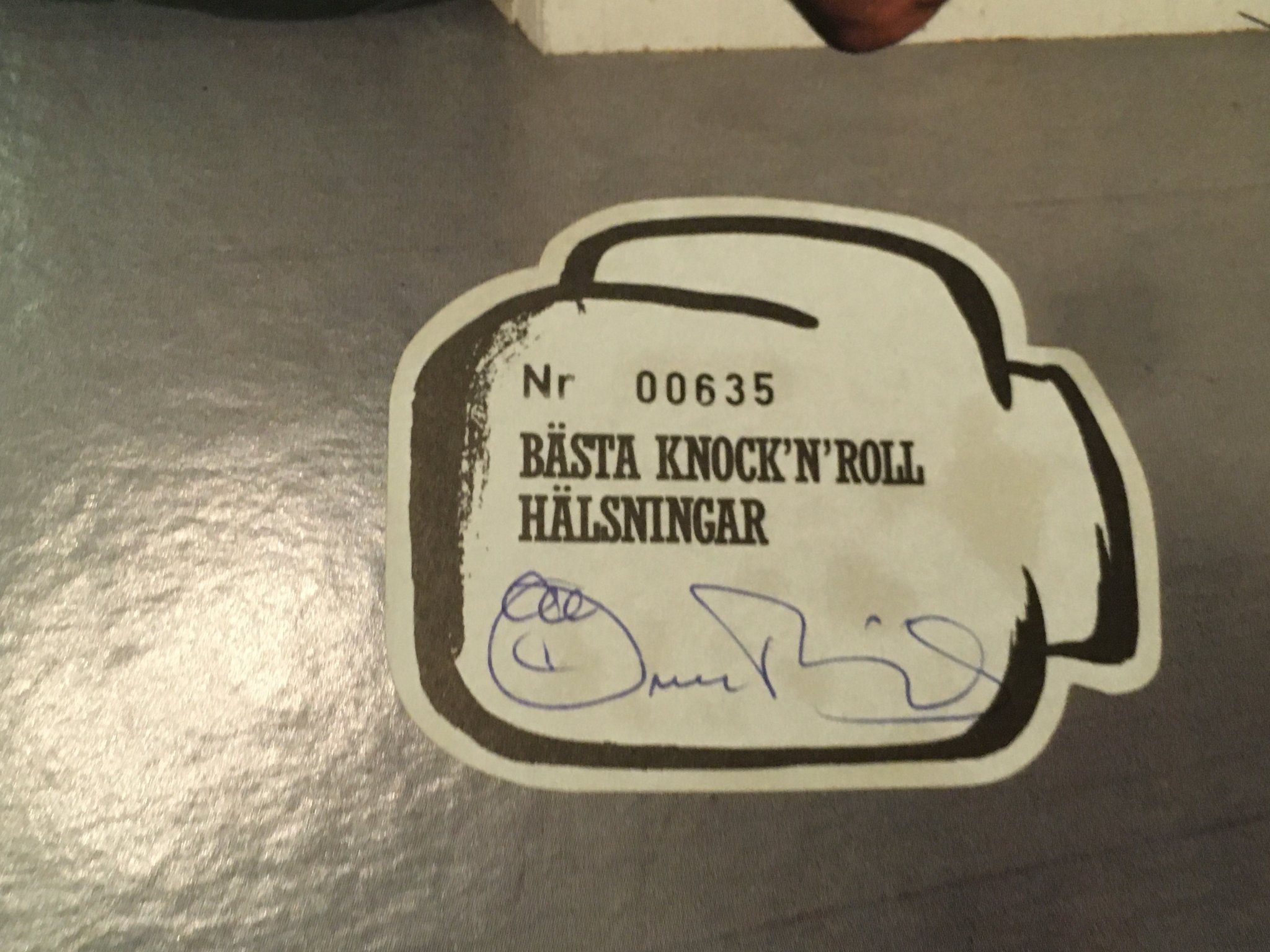 Omslagsbild för skivan OWE THÖRNQVIST en box Owe 12xLP BOX -90 PANDOREC BOX 812 numrerad #635