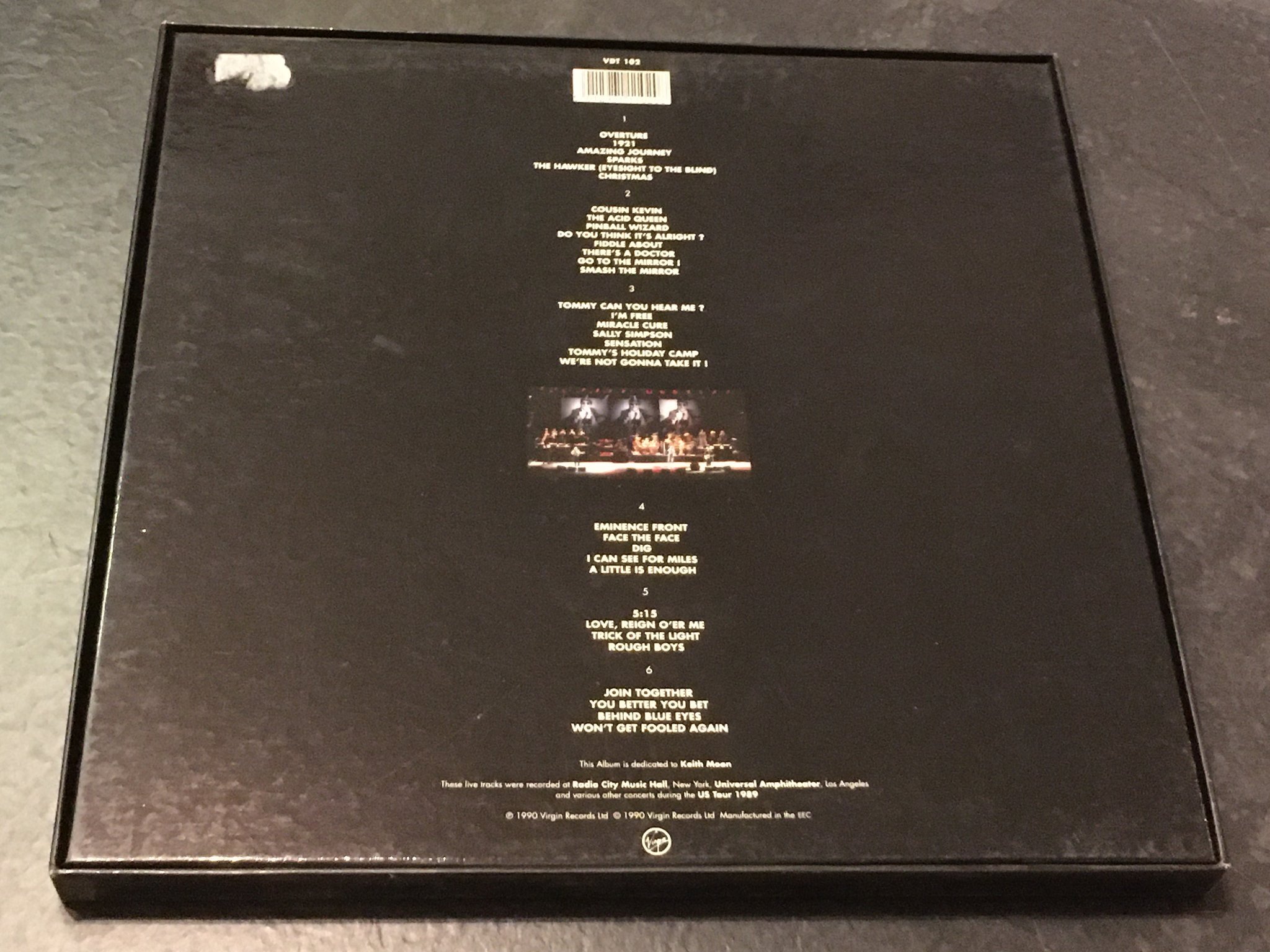 Omslagsbild för skivan THE WHO join together 3xLP box -90 VIRGIN VDT 102