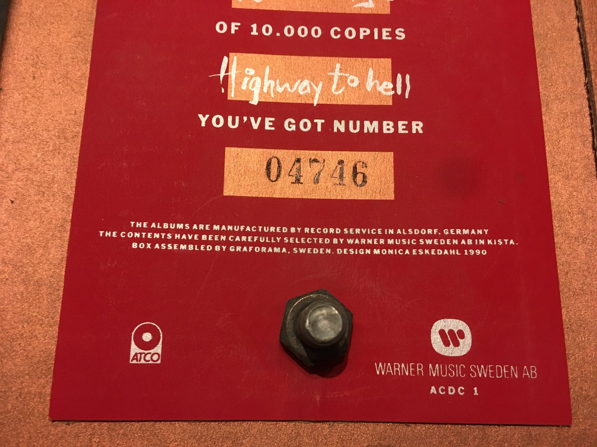 Omslagsbild för skivan AC/DC the early years 5xLP box set LIMITED & NUMBERED #04746 rare!!!