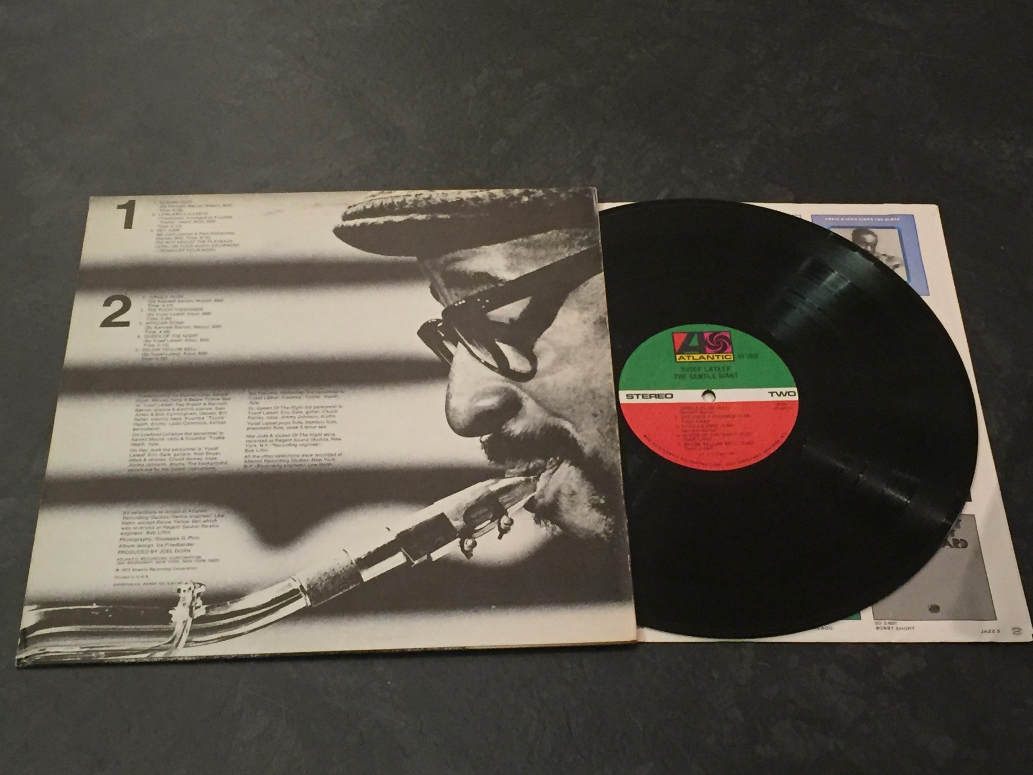 Omslagsbild för skivan YUSEF LATEEF the gentle giant LP -72 US ATLANTIC SD 1602