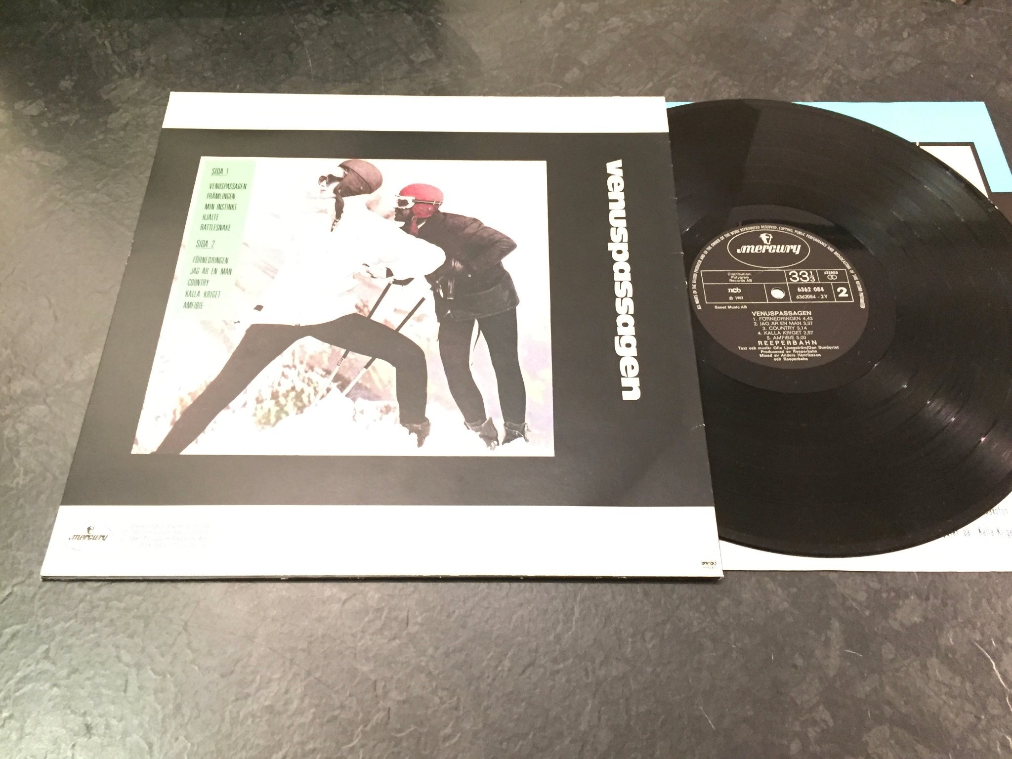 Omslagsbild för skivan REEPERBAHN venuspassagen LP -81 MERCURY 6362 084