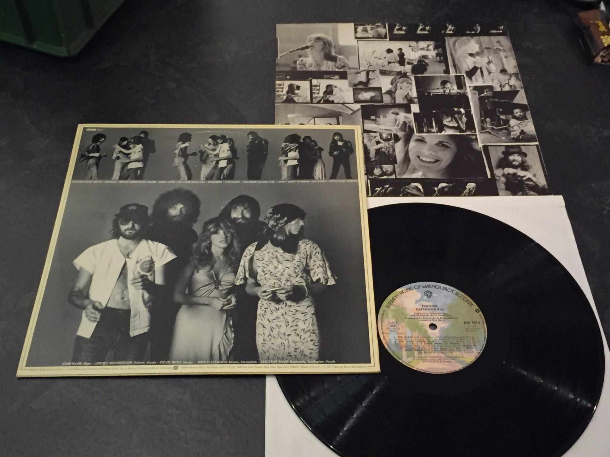 Omslagsbild för skivan FLEETWOOD MAC rumors LP -77 WARNER BROS BSK 3010