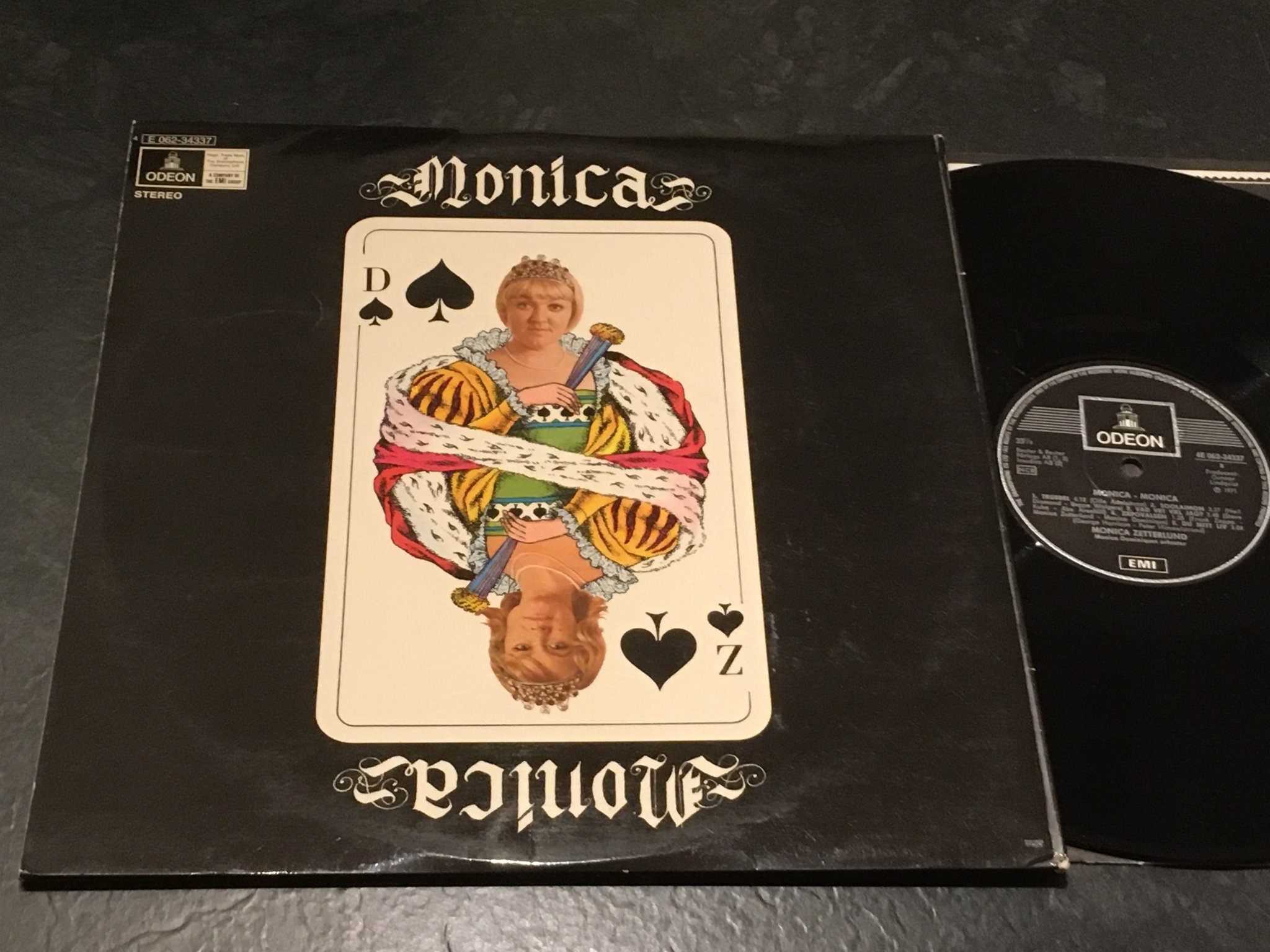 Omslagsbild för skivan MONICA  ZETTERLUND & MONICA DOMINIQUE s/t LP -71 Swe ODEON 4E 062-34337