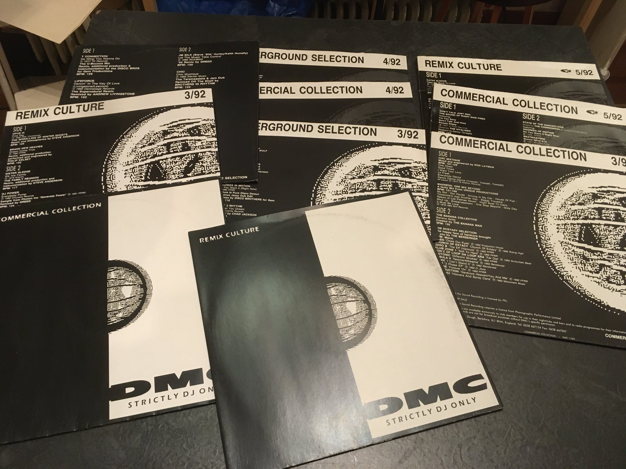 Omslagsbild för skivan ca 40 Dj / Mix skivor DMC osv KOLLA BILDER 