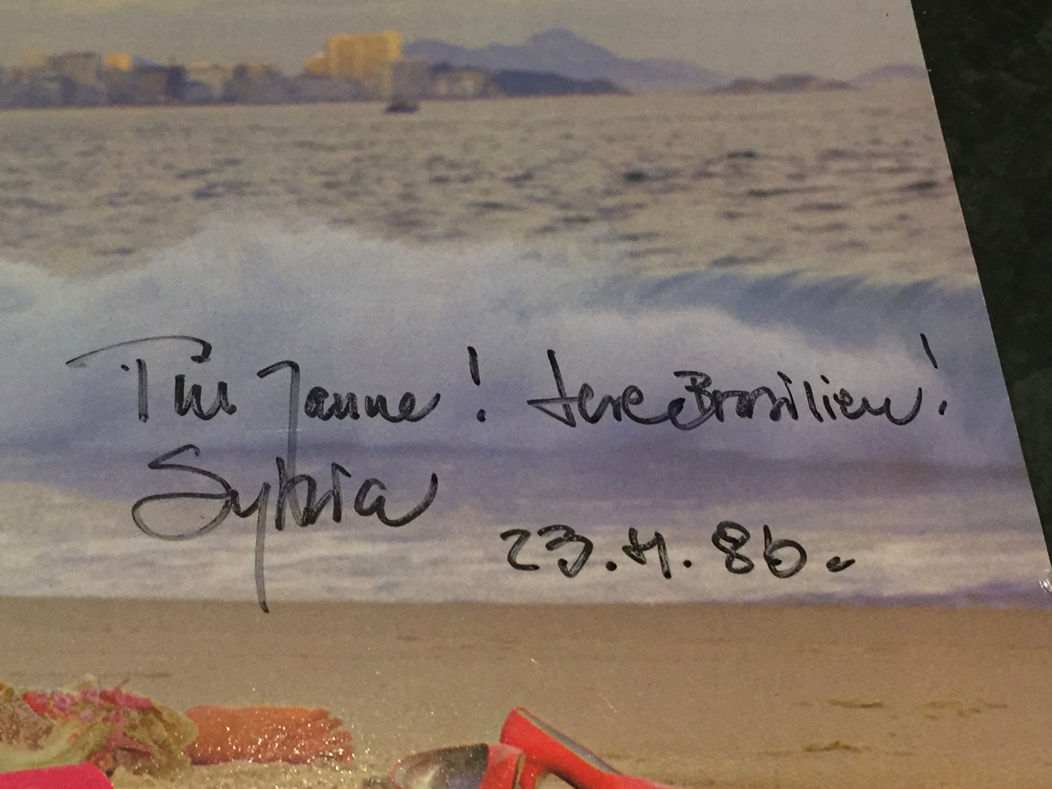 Omslagsbild för skivan SYLVIA VRETHAMMAR Rio De Janeiro Blue LP SONET SNTF-943 