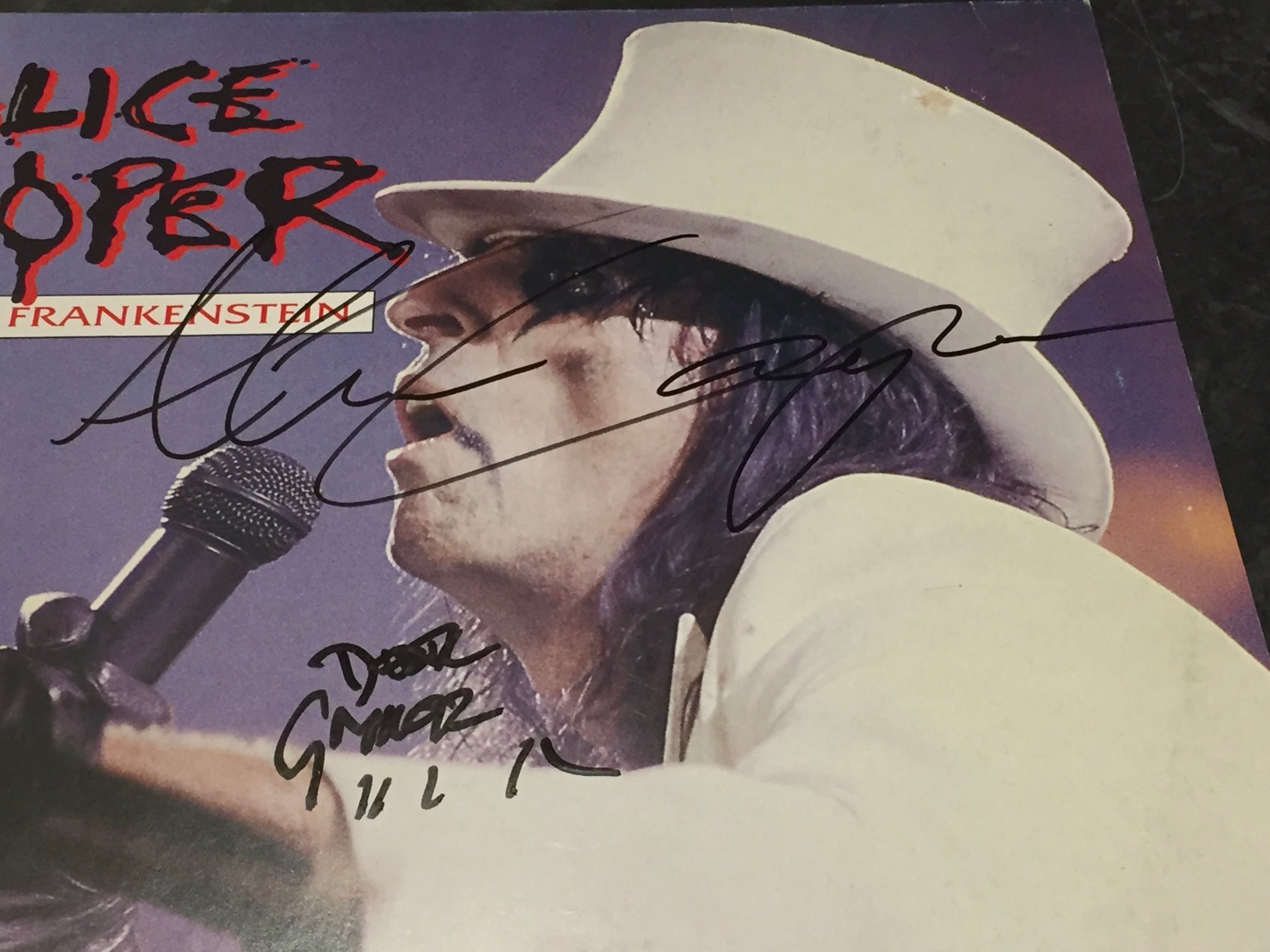 Omslagsbild för skivan ALICE COOPER Teenage Frankenstein LP MCA 258 411-0