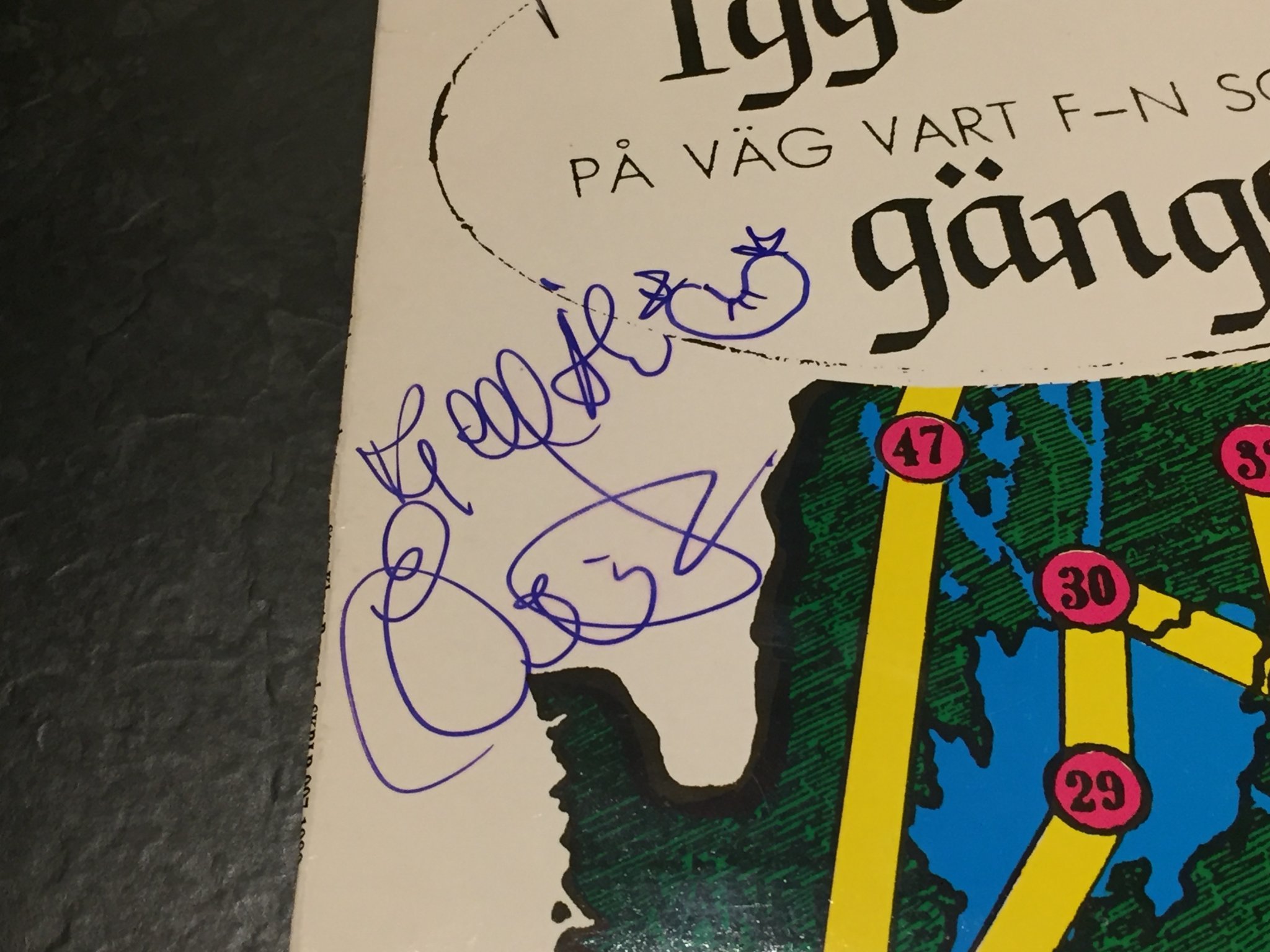 Omslagsbild för skivan IGGESUNDSGÄNGET På väg vart f-n som helst LP START KLART SKRLP 007