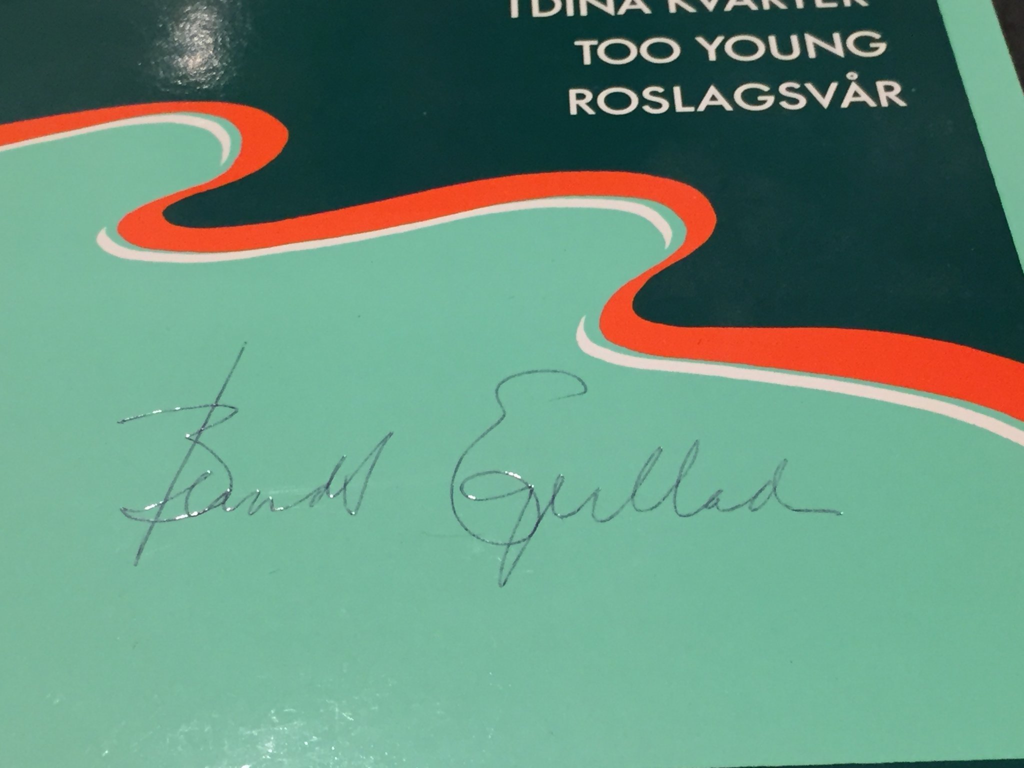 Omslagsbild för skivan Jag minns mitt 50-tal LP GREEN RECORDS GREEN 1013 Berndt Egerbladh SIGNERAD