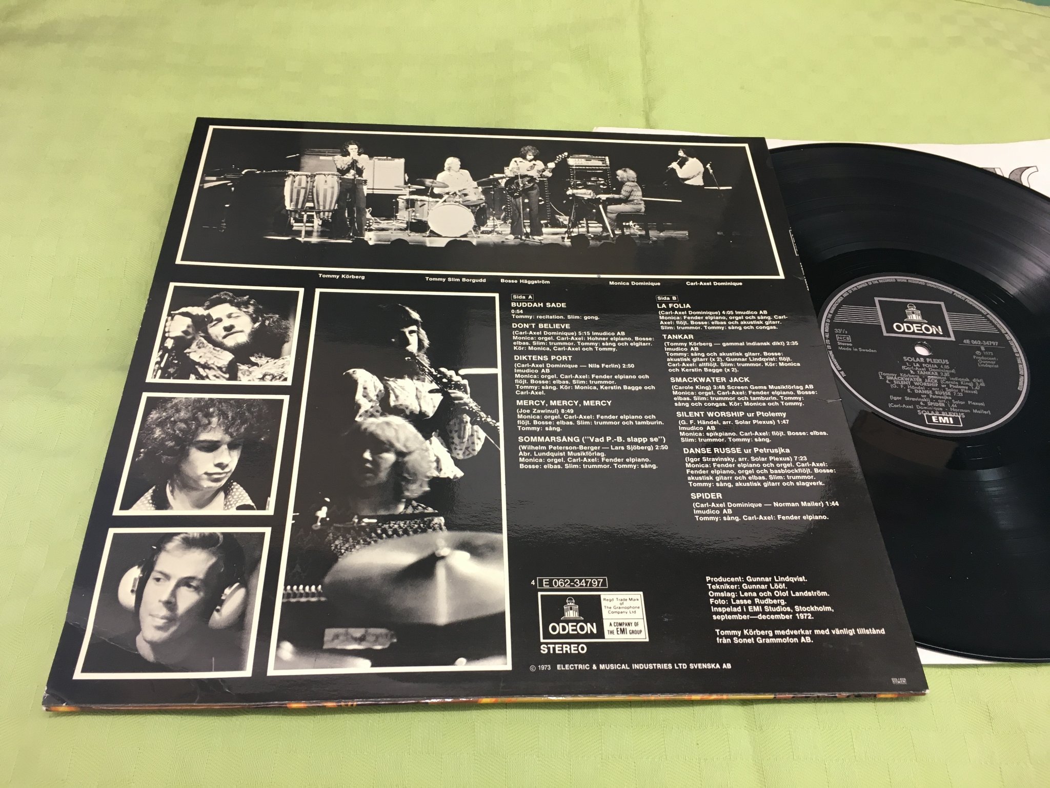 Omslagsbild för skivan SOLARPLEXUS 2 LP -73 Swe ODEON 4E 062-34797 progg