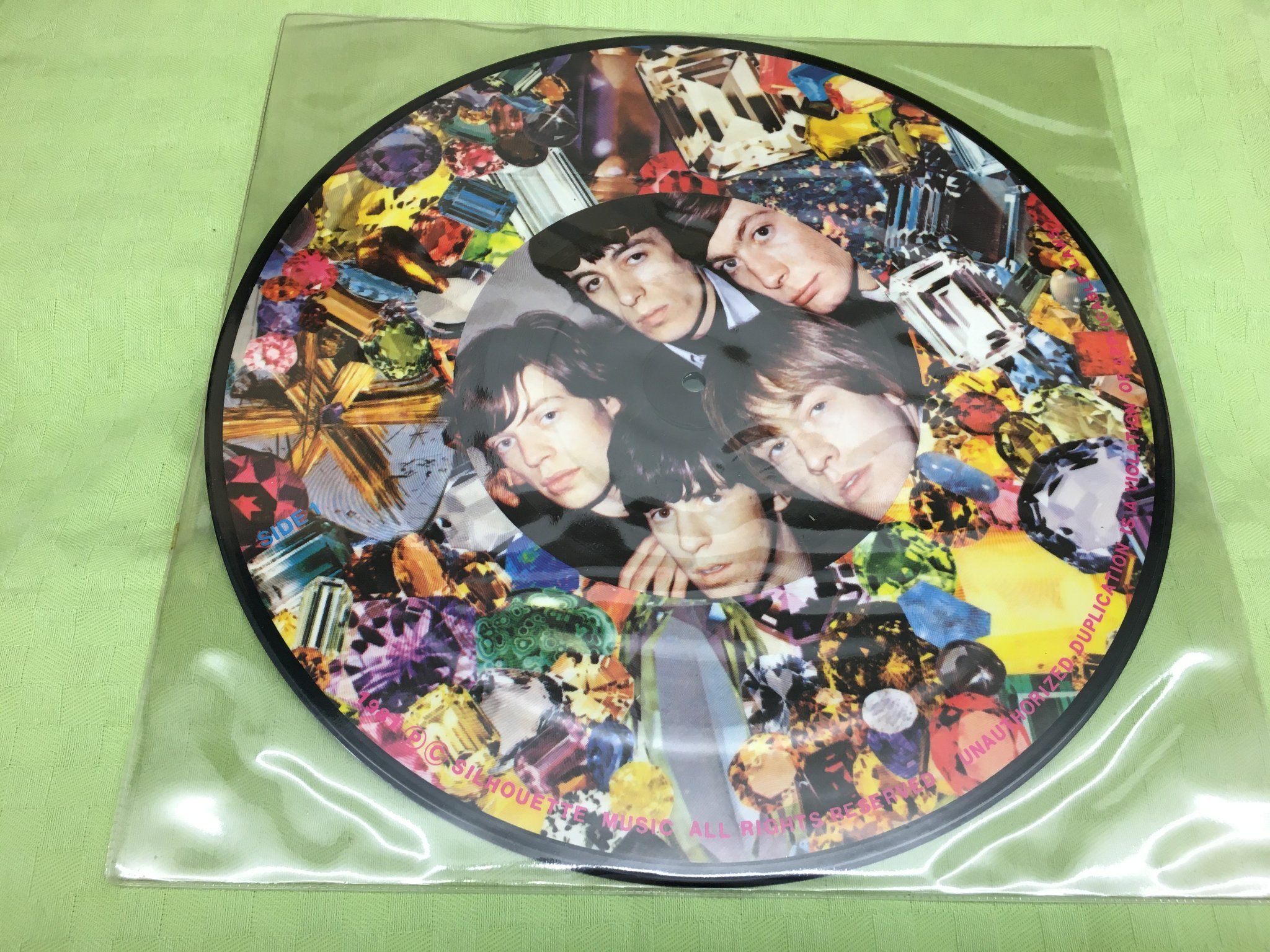 Omslagsbild för skivan ROLLING STONES Precious stones 12" PICTURE DISC PD 0001