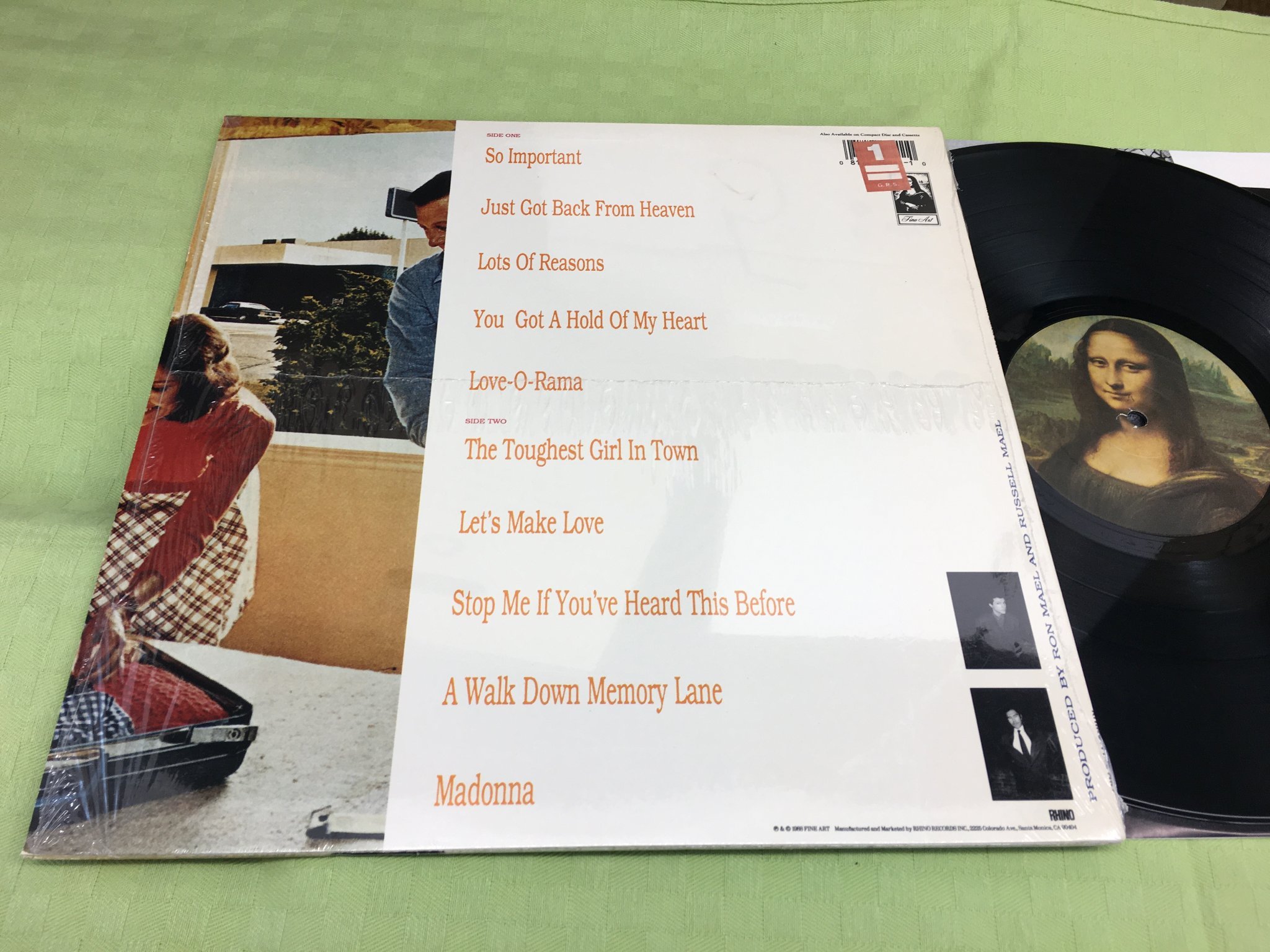 Omslagsbild för skivan SPARKS interior design LP -88 US FINE ART R1 70841