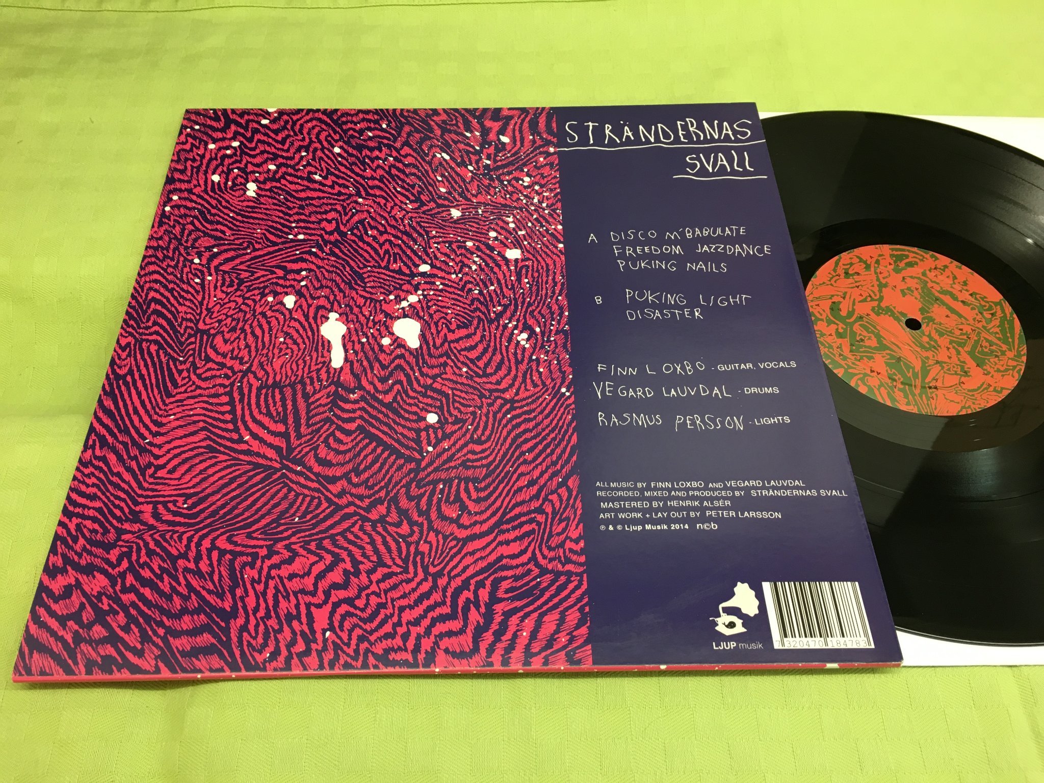 Omslagsbild för skivan STRÄNDERNAS SVALL s/t LP 2014 LJUP MUSIK LMV001