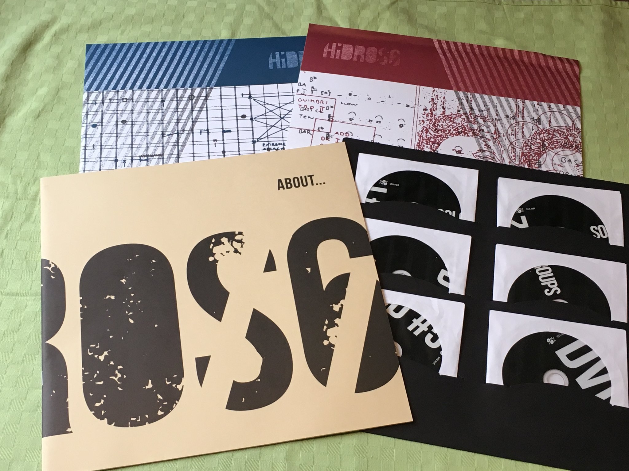 Omslagsbild för skivan MATS GUSTAFSSON & NU ENSEMBLE hidros6 BOX 2xLP 5xCD 1 DVD MN 915