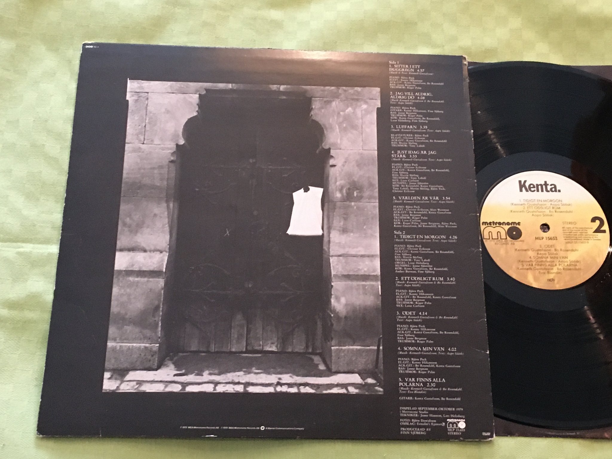 Omslagsbild för skivan KENTA s/t LP -79 Swe METRONOME MLP 15653 