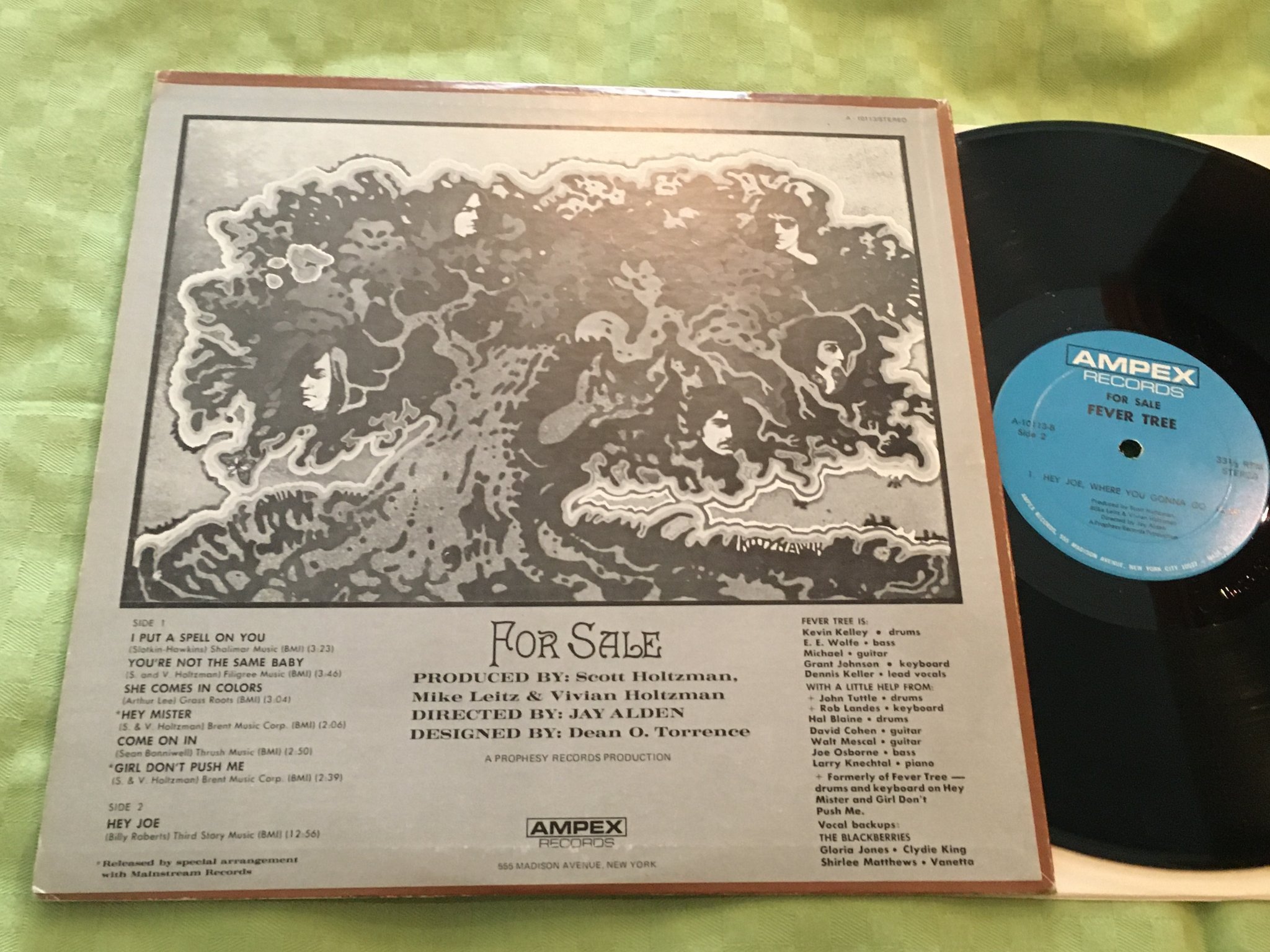 Omslagsbild för skivan FEVER TREE for sale LP -70 US APMEX A-10113 psych
