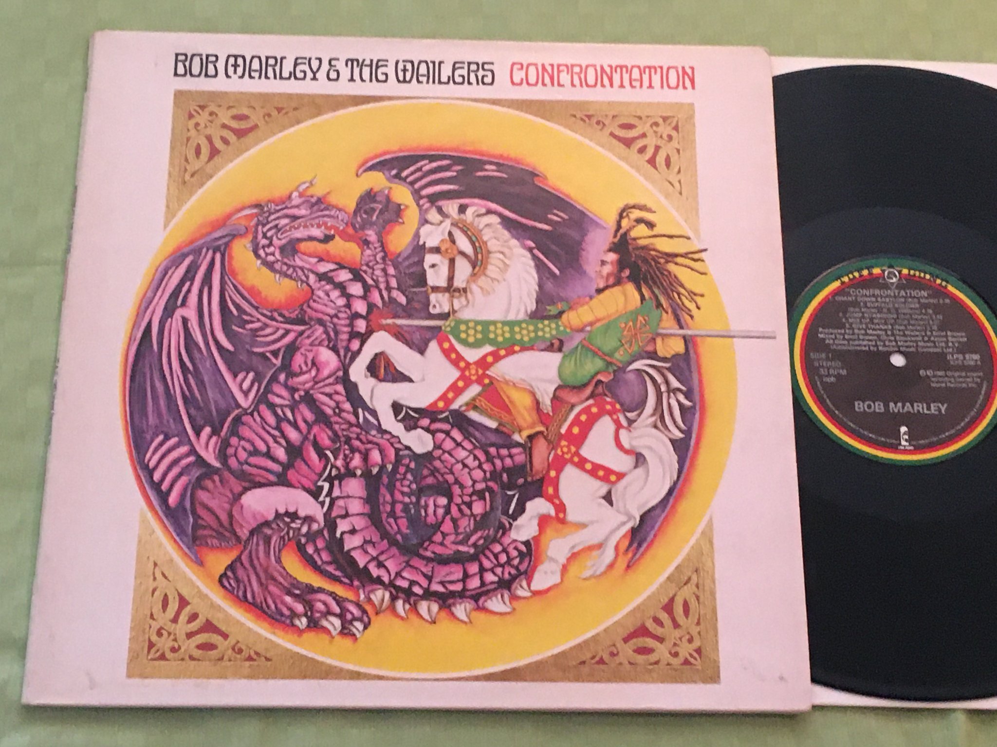 Omslagsbild för skivan 5 st album med BOB MARLEY se bilder ! ! ! 