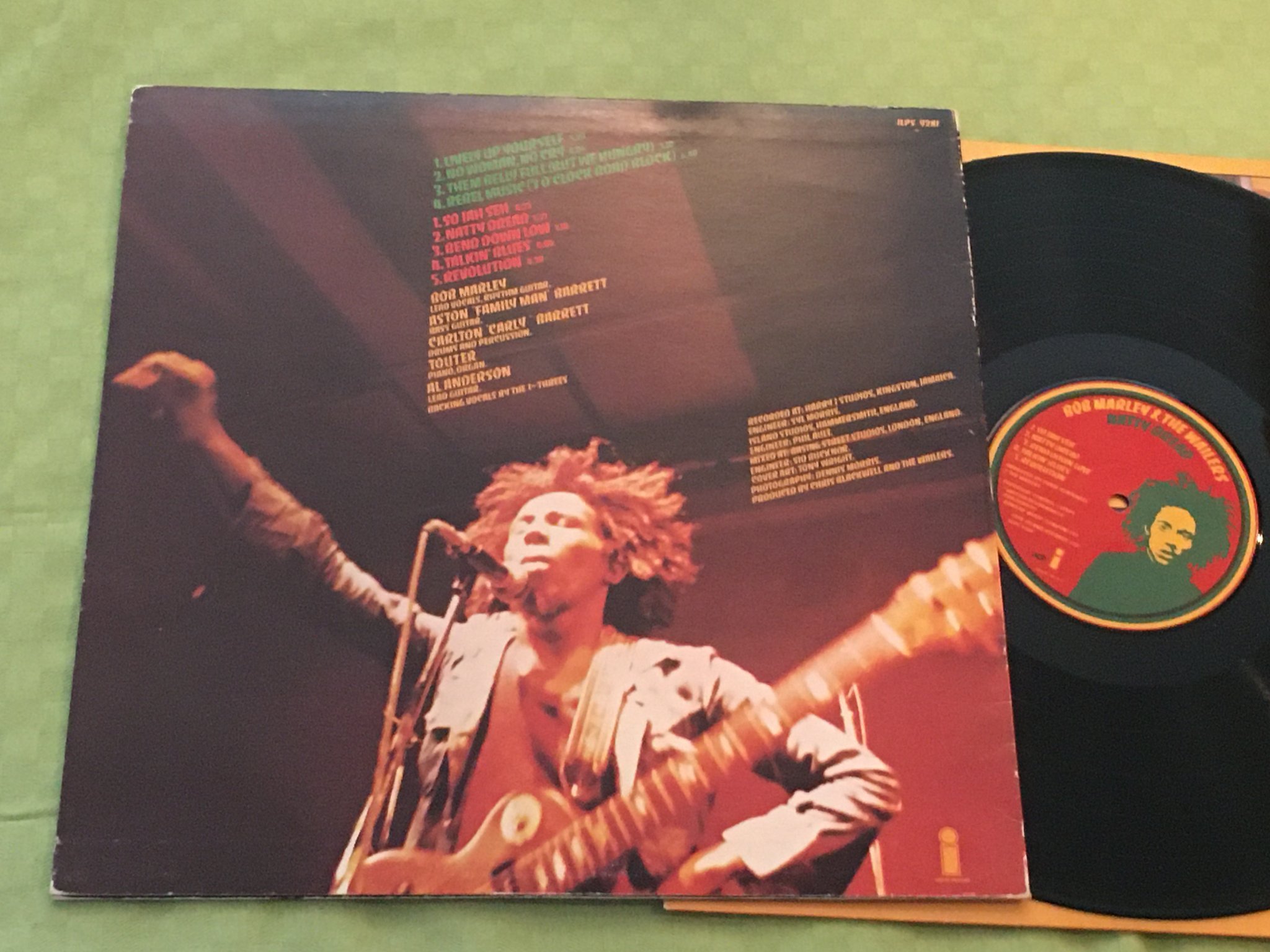 Omslagsbild för skivan 5 st album med BOB MARLEY se bilder ! ! ! 