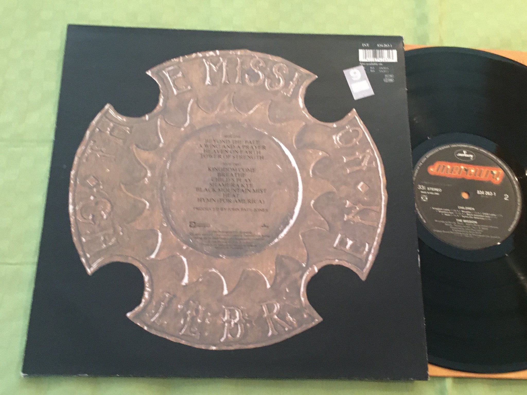 Omslagsbild för skivan THE MISSION children LP -88 Hol. MERCURY 834263-1