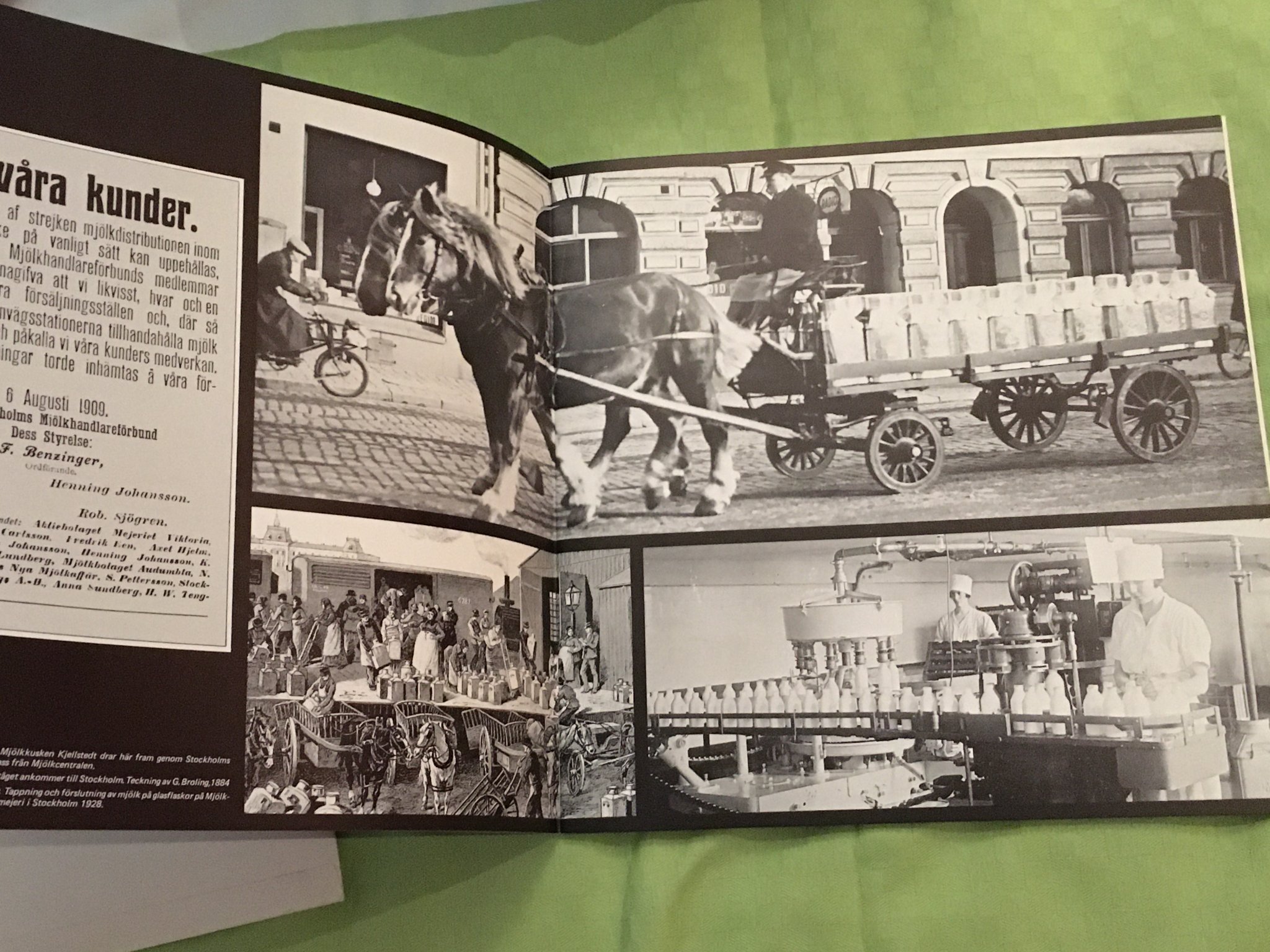 Omslagsbild för skivan Mjölkcentralen Kaffe Utan Grädde - Phontrattarne Arla singel + booklet REKLAM