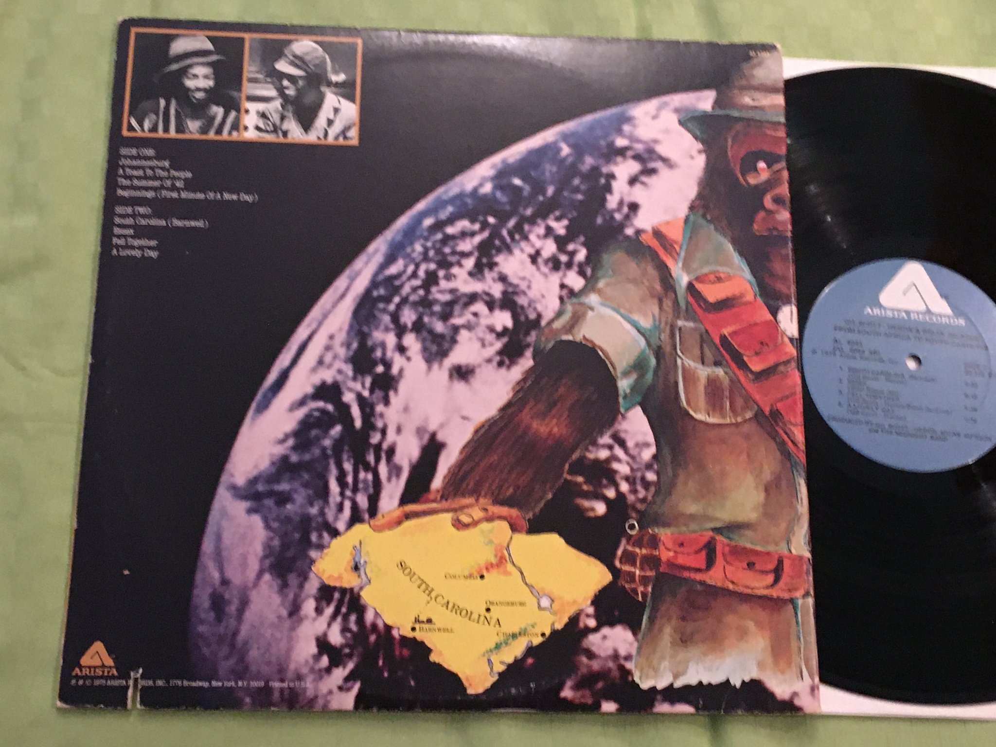 Omslagsbild för skivan GIL SCOTT HERON & BRIAN JACKSON from South Africa LP -75 US ARISTA AL 4044