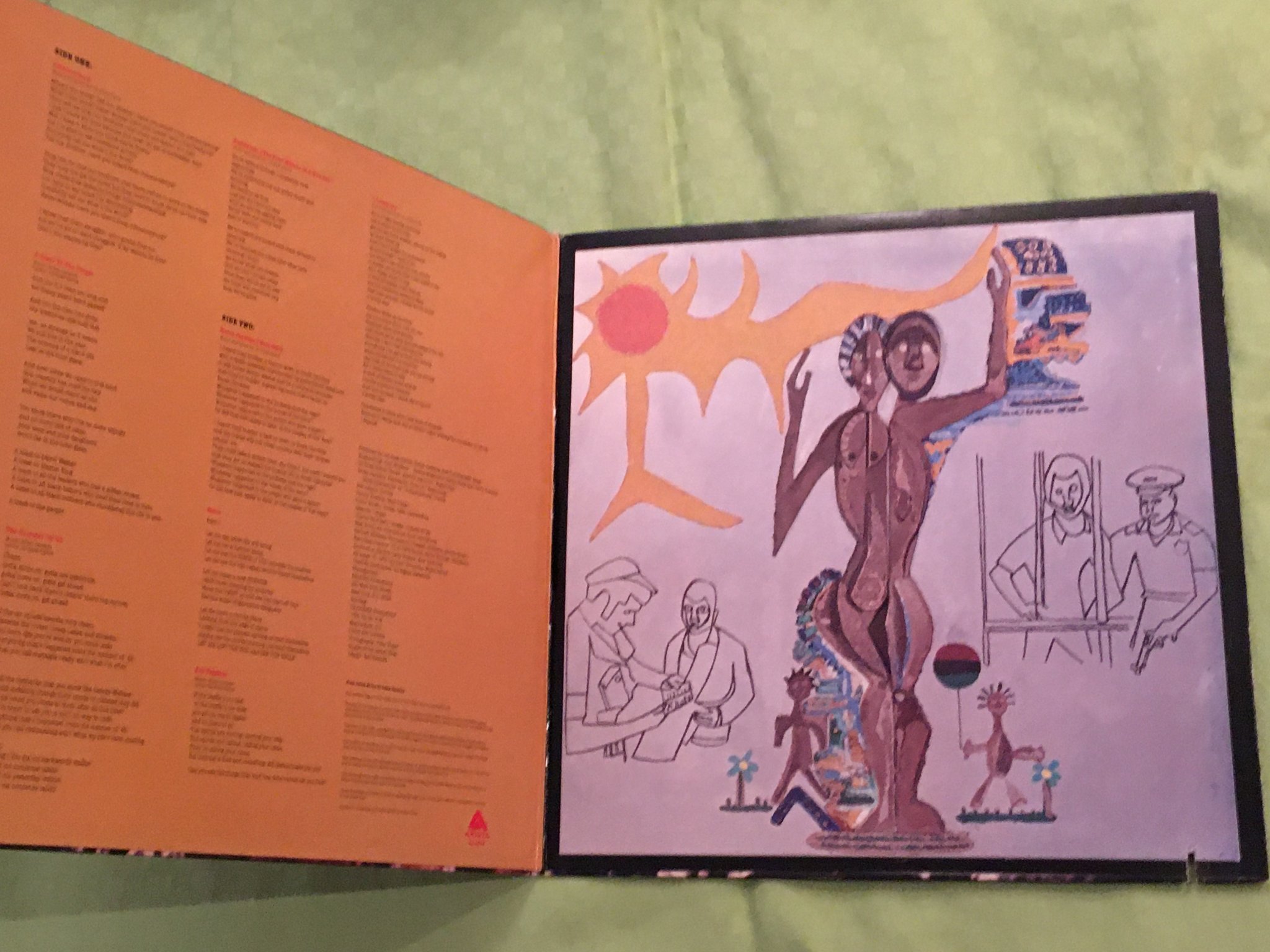 Omslagsbild för skivan GIL SCOTT HERON & BRIAN JACKSON from South Africa LP -75 US ARISTA AL 4044