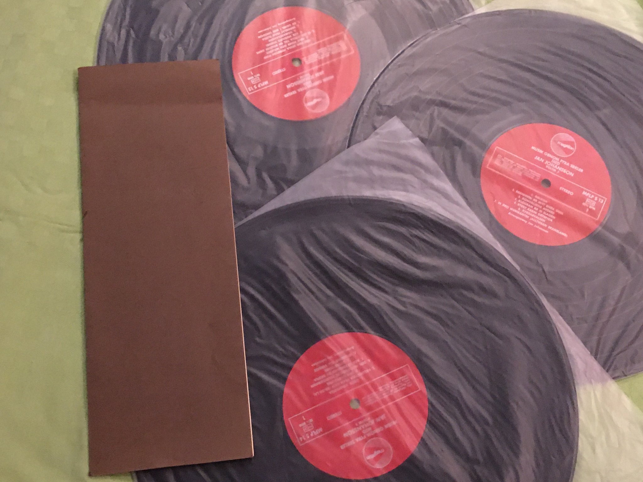 Omslagsbild för skivan JAN JOHANSSON musik genom fyra sekler 3xLP box MEGAFON MFLP S 12/14