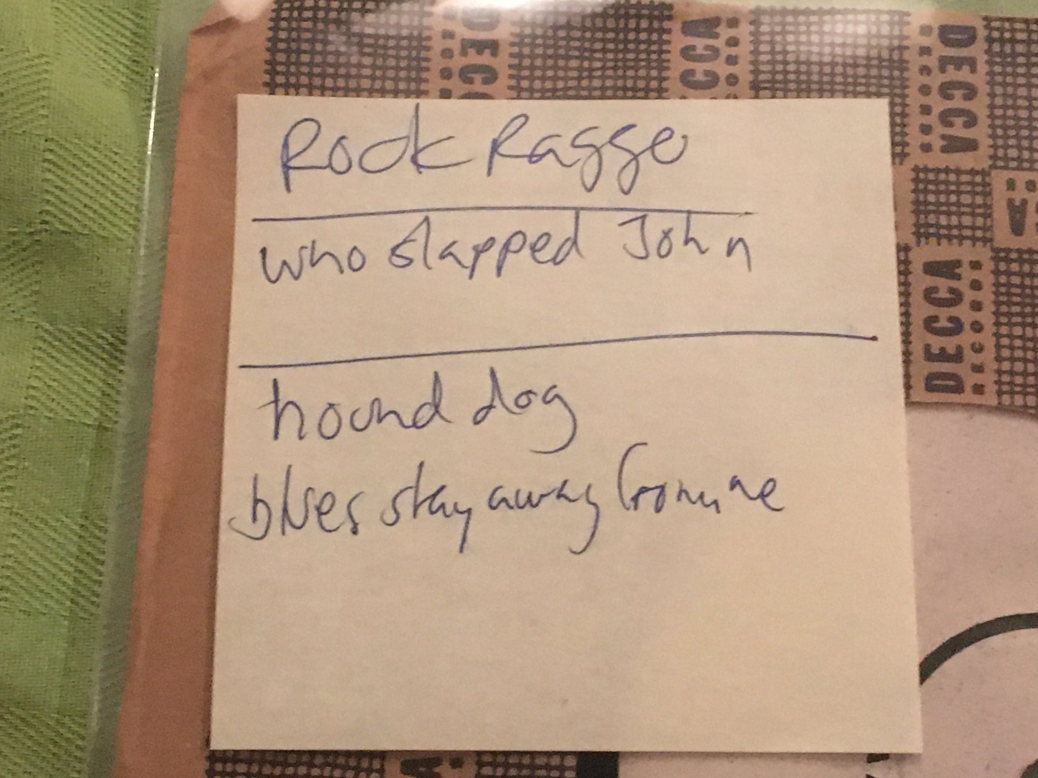 Omslagsbild för skivan UDDA rock ragge EP test press KOLLA LÅTARNA ! ! !  rock n roll