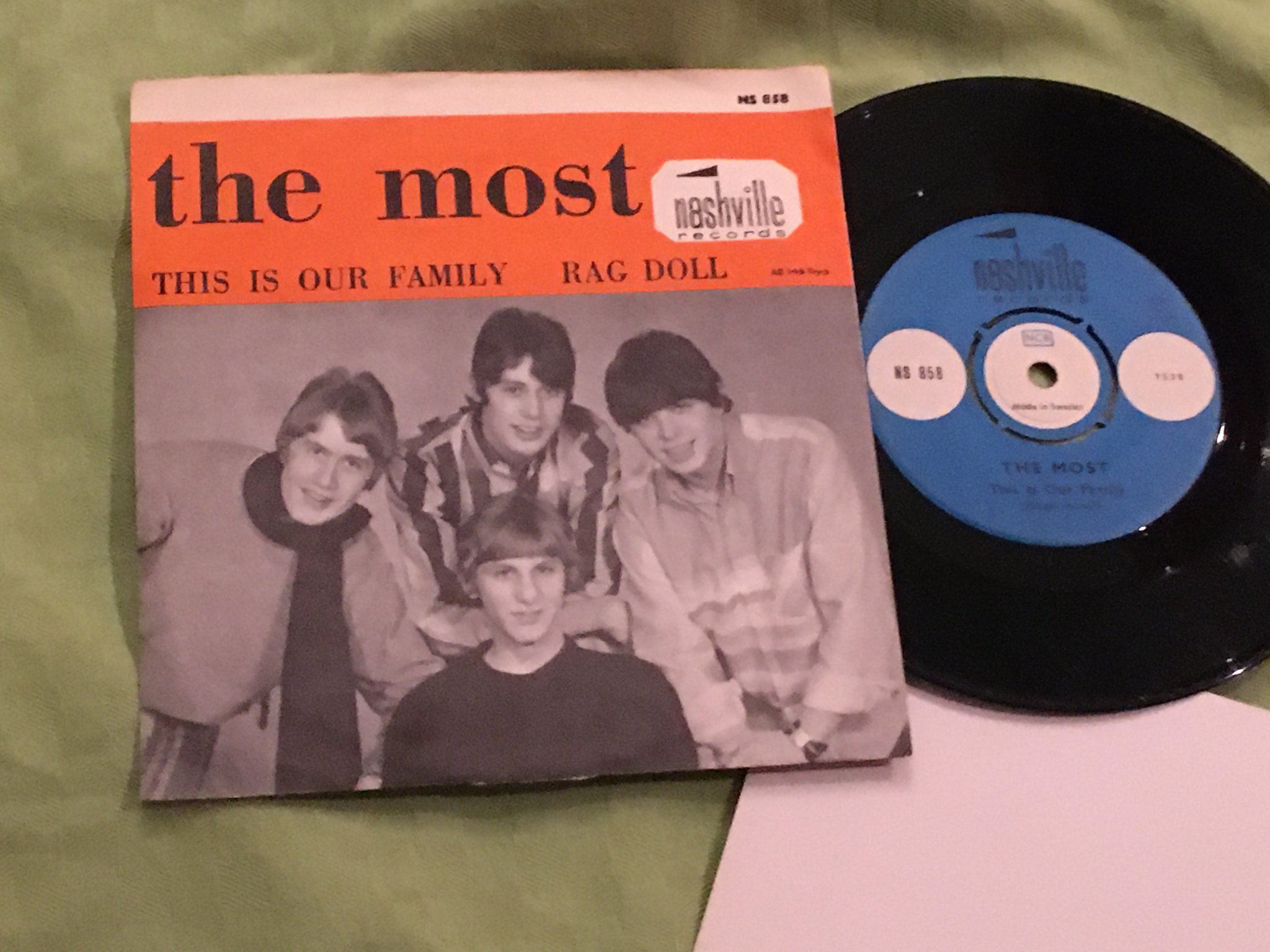 Omslagsbild för skivan THE MOST this is our family 7"single MIKAEL RAMEL w/ fan club insert/photo