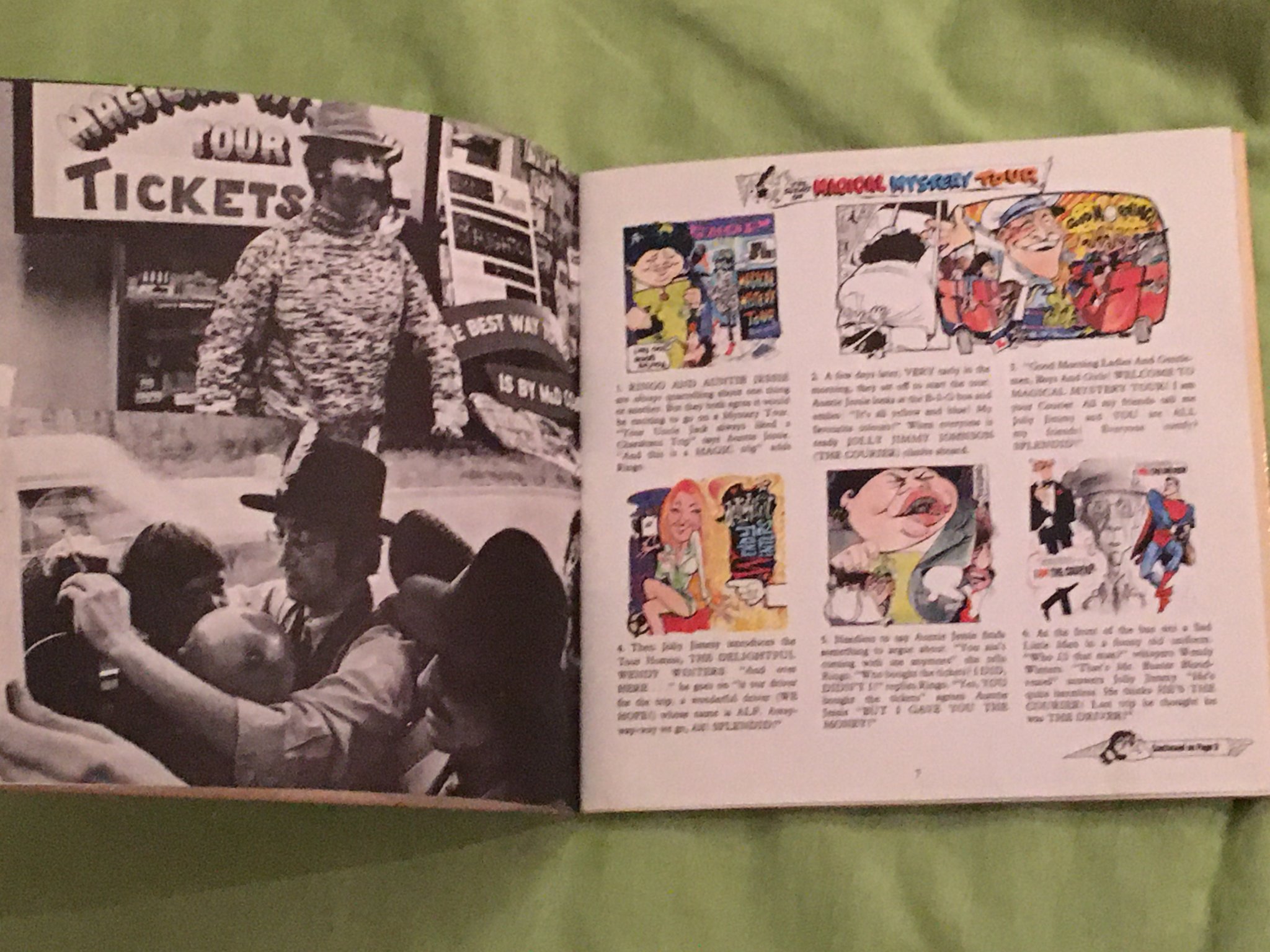 Omslagsbild för skivan THE BEATES magical mystery tour 2x7"ep UK PARLOPHONE SMMT-1