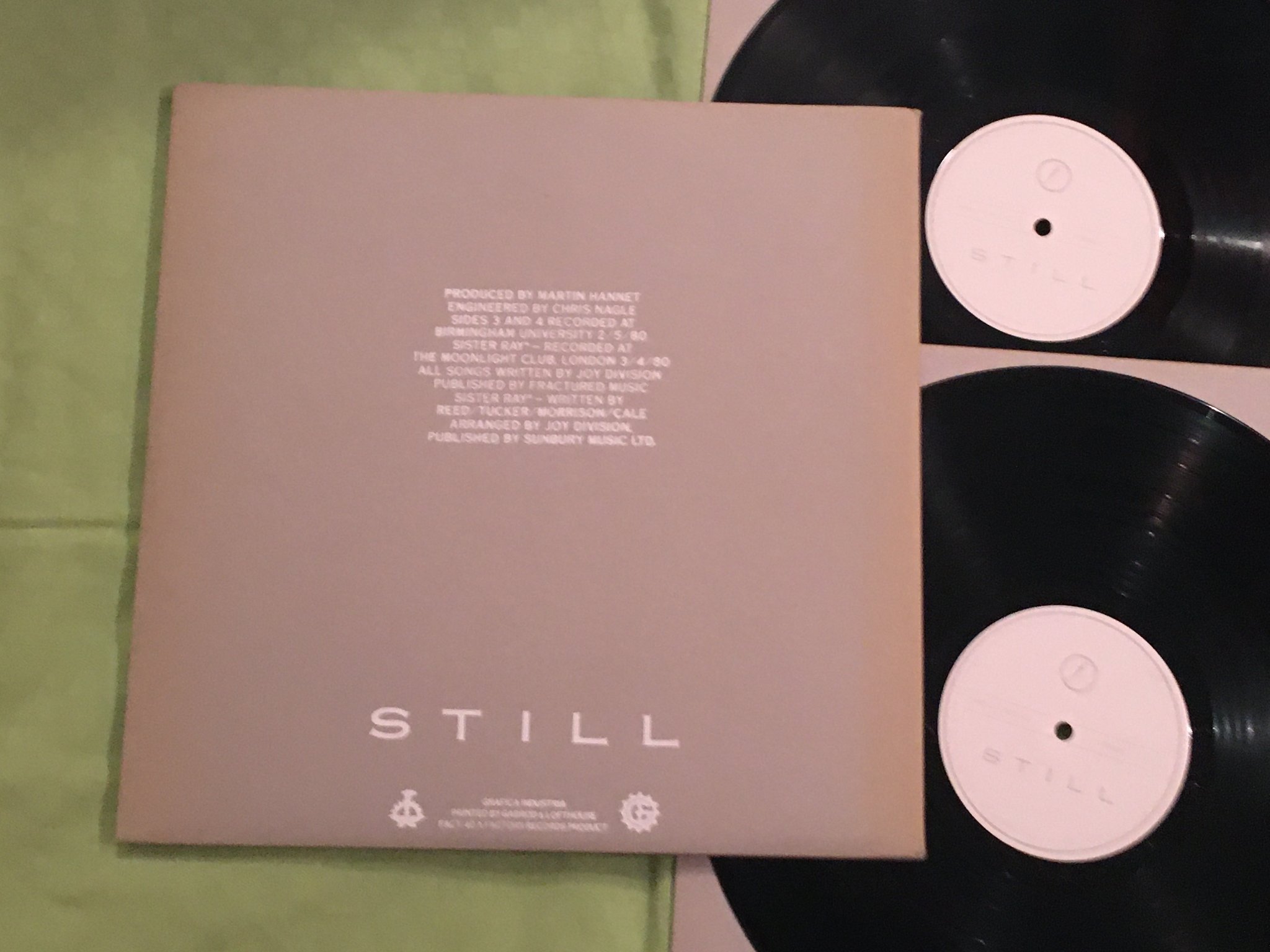 Omslagsbild för skivan JOY DIVISION still 2xLP -81 UK FACTORY FACT 40