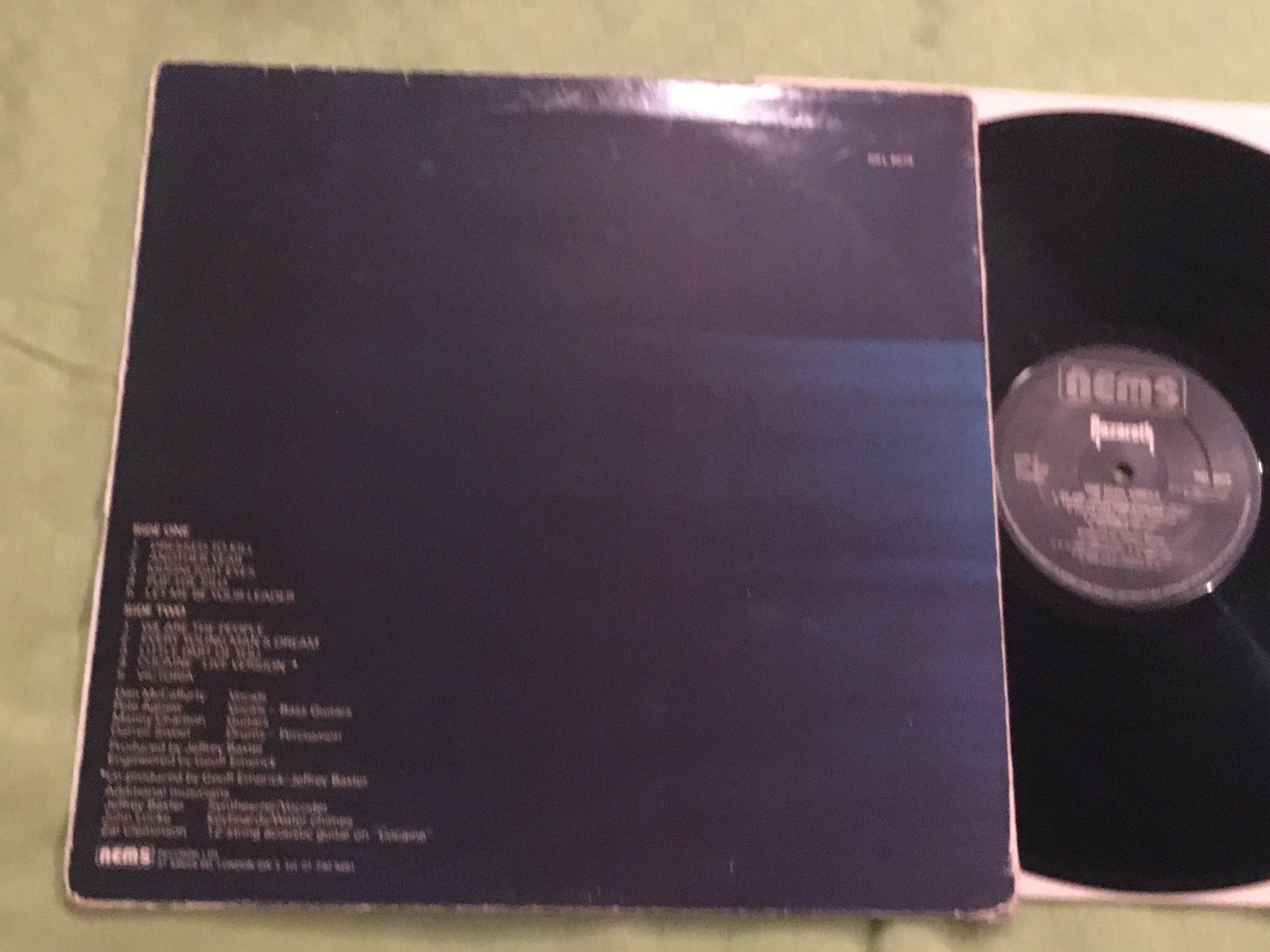 Omslagsbild för skivan NAZARETH the fool circle LP -80 UK NEMS NEL 6019