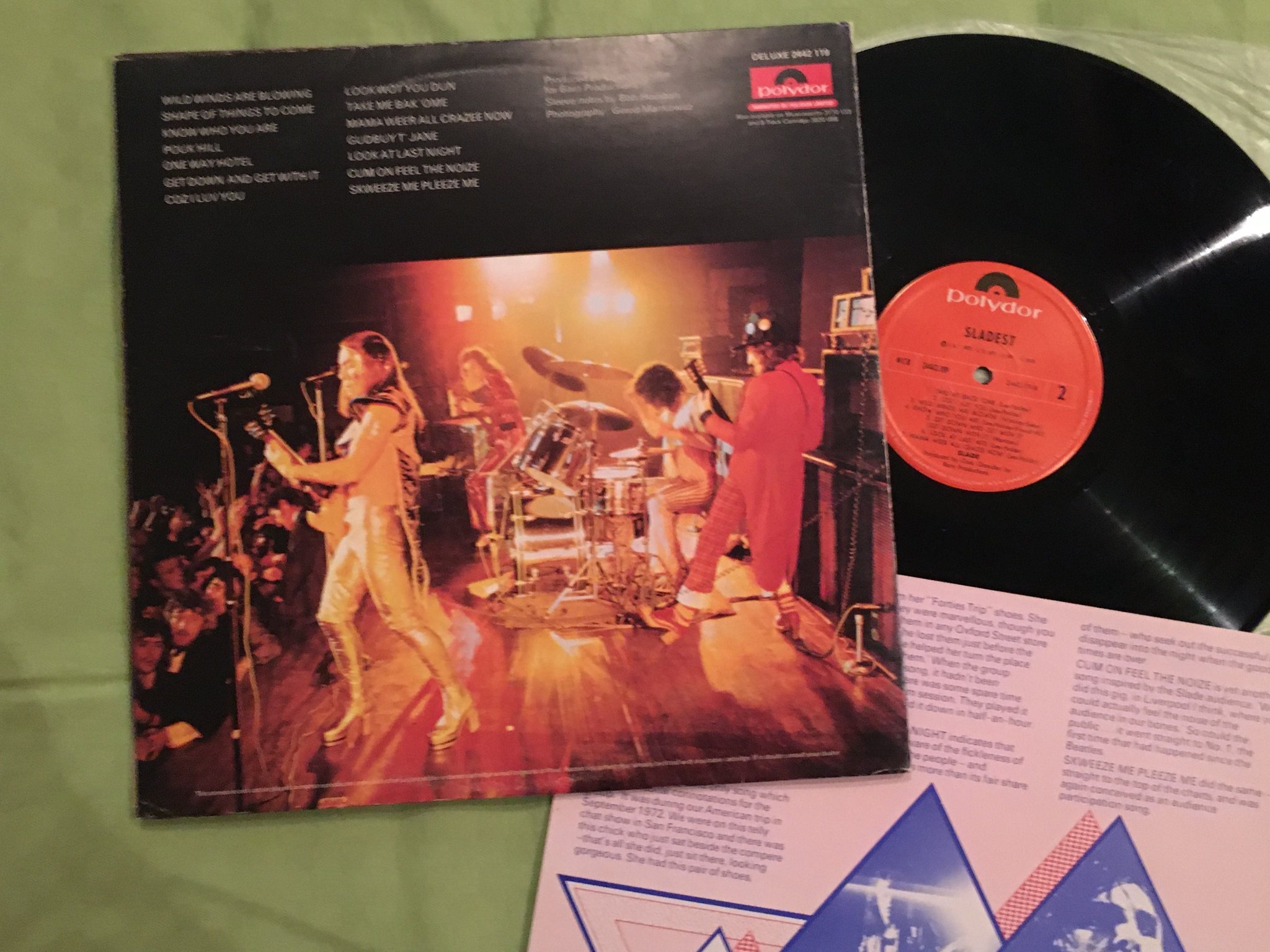 Omslagsbild för skivan SLADE sladest LP -7? Ger POLYDOR 2442119