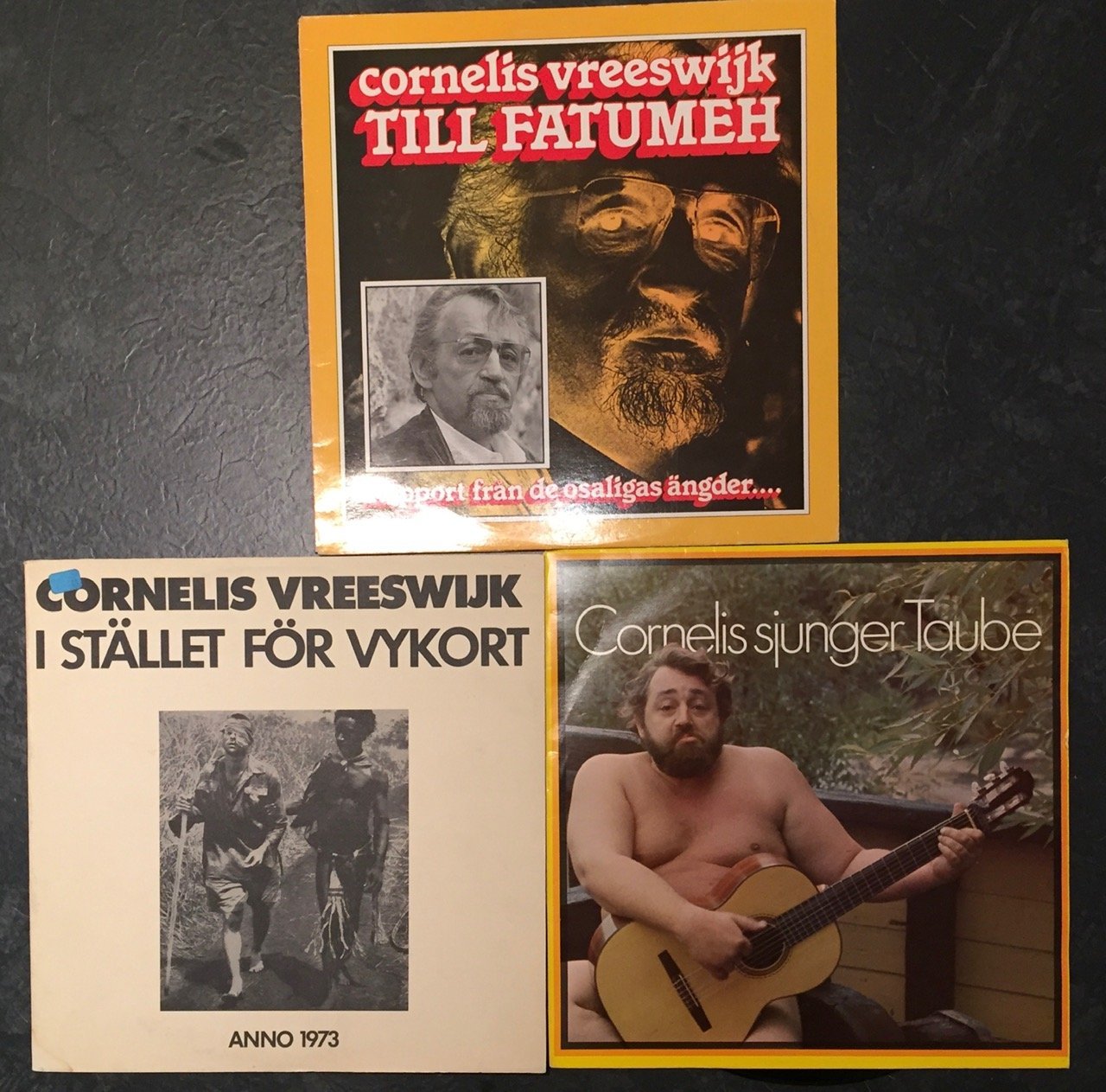 Omslagsbild för skivan 12 st CORNELIS VREESWIJK album SE BILDER