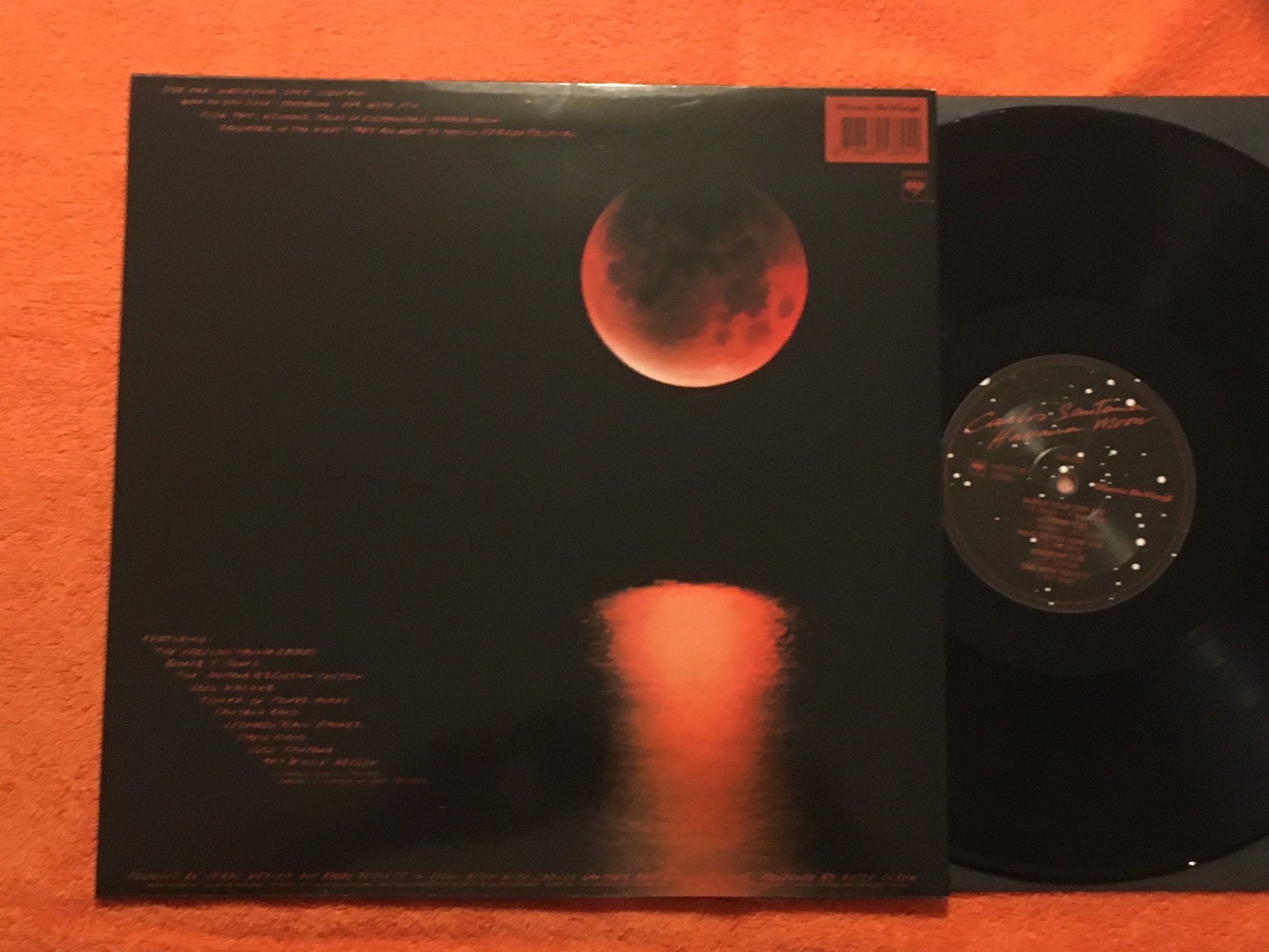 Omslagsbild för skivan SANTANA Havana moon LP 2015 MUSIC ON VINYL MOVLP1401