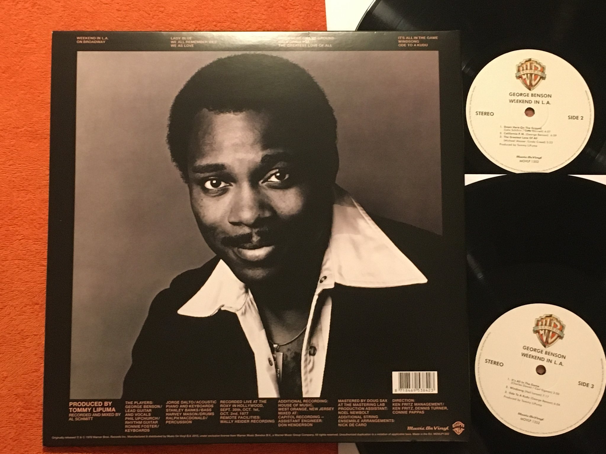 Omslagsbild för skivan GEORGE BENSON weekend in L.A. 2xLP 2015 MUSIC ON VINYL MOVLP1352